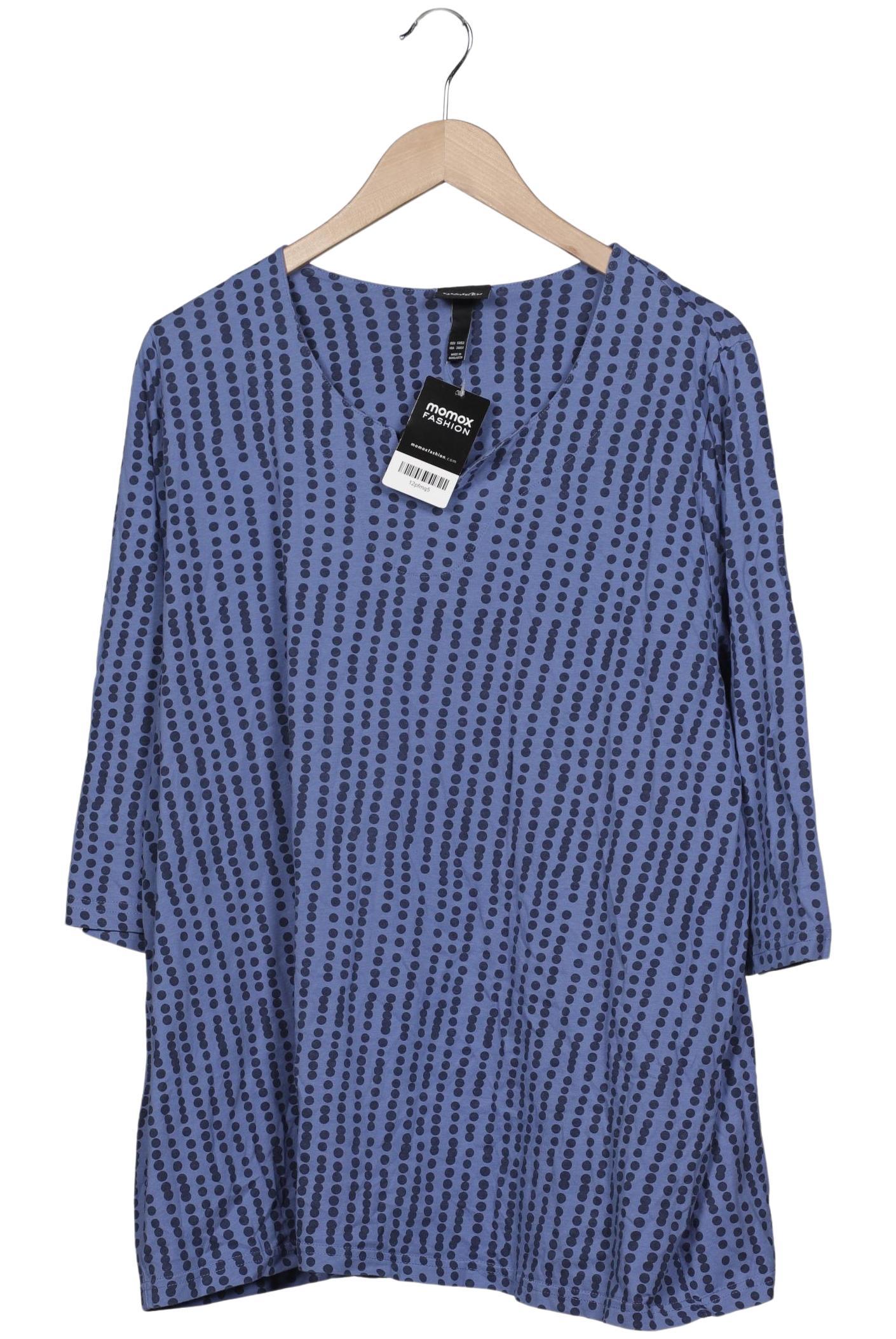 

Ulla Popken Damen Langarmshirt, blau, Gr. 50