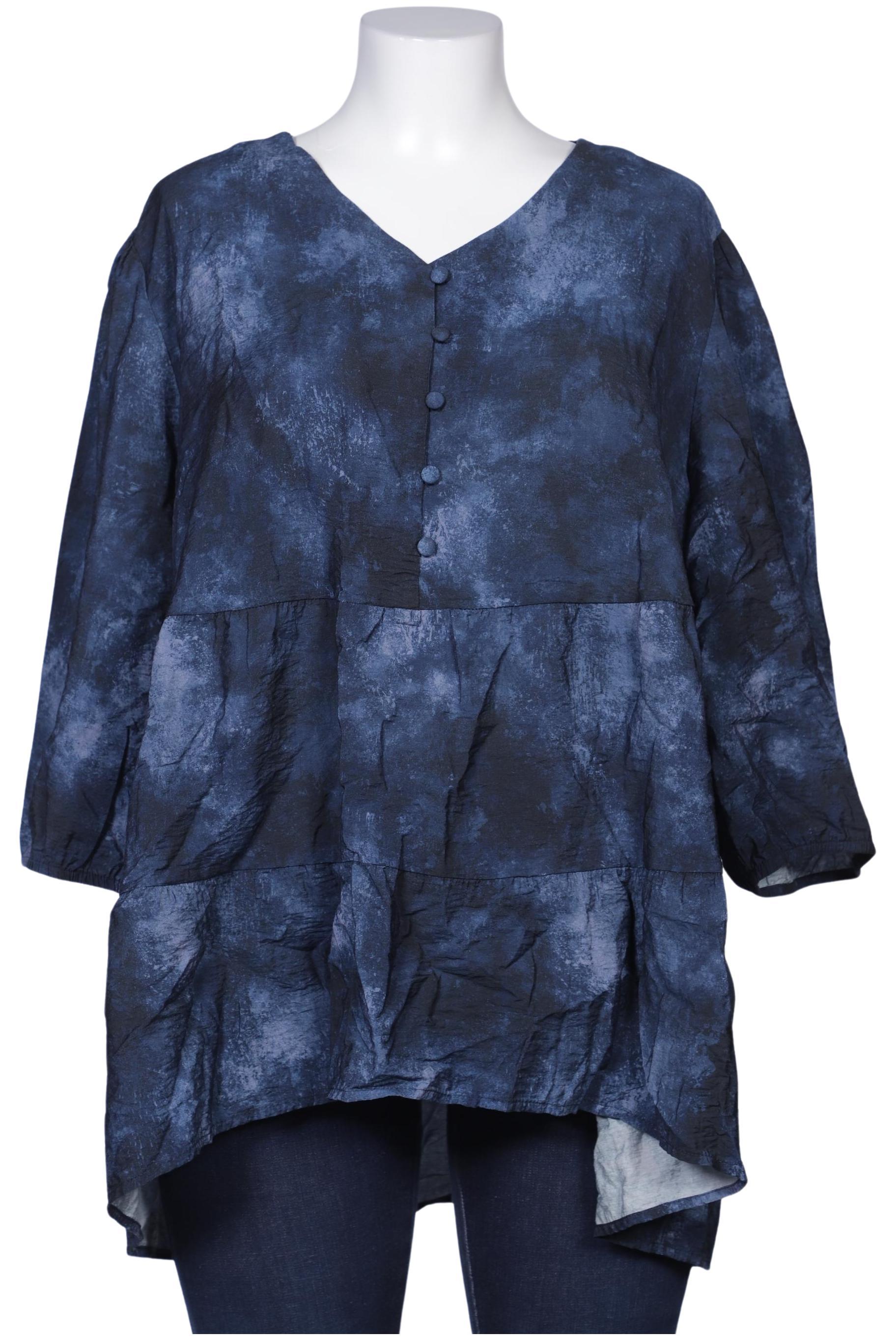 

Ulla Popken Damen Bluse, blau, Gr. 48