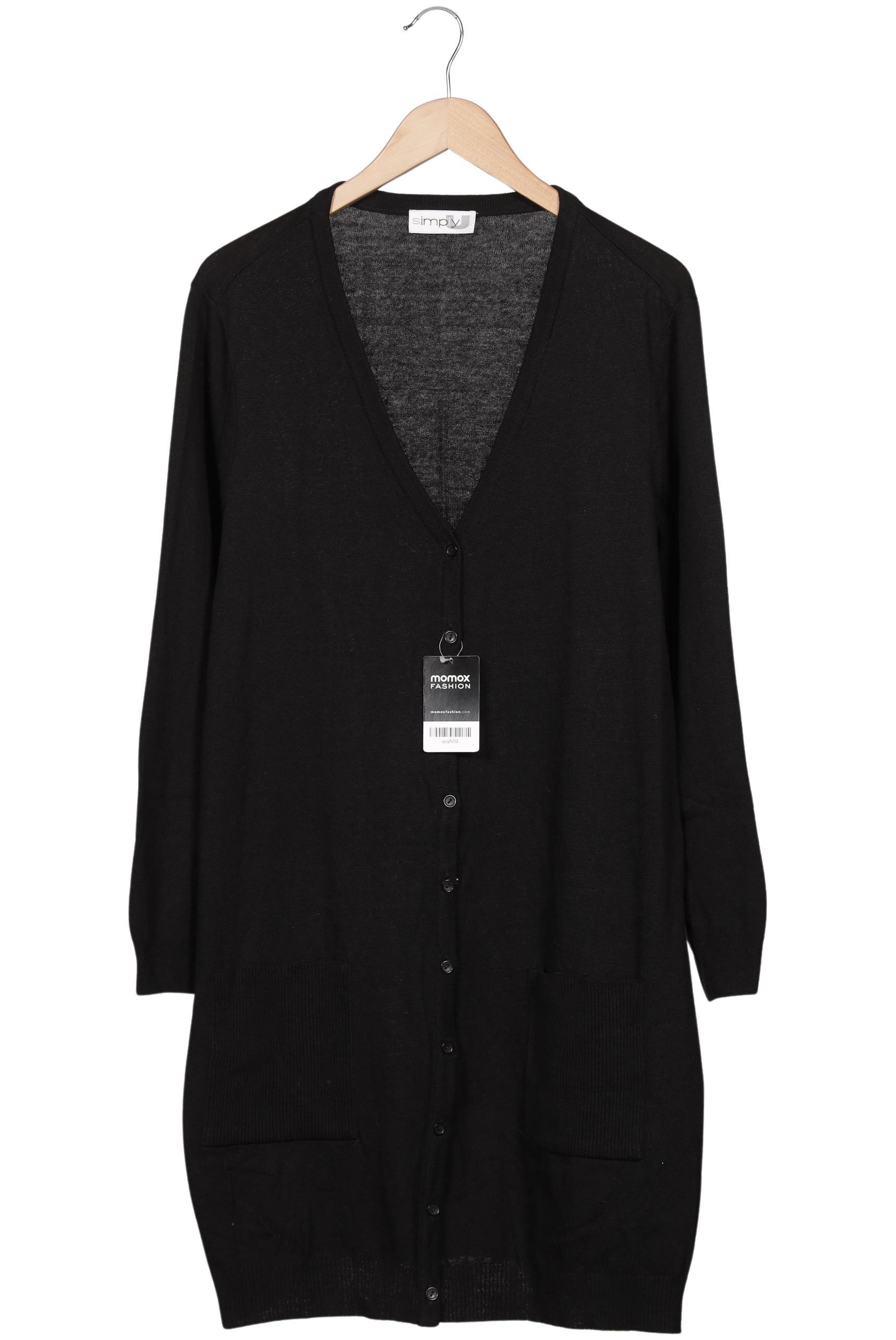 

Ulla Popken Damen Strickjacke, schwarz, Gr. 50