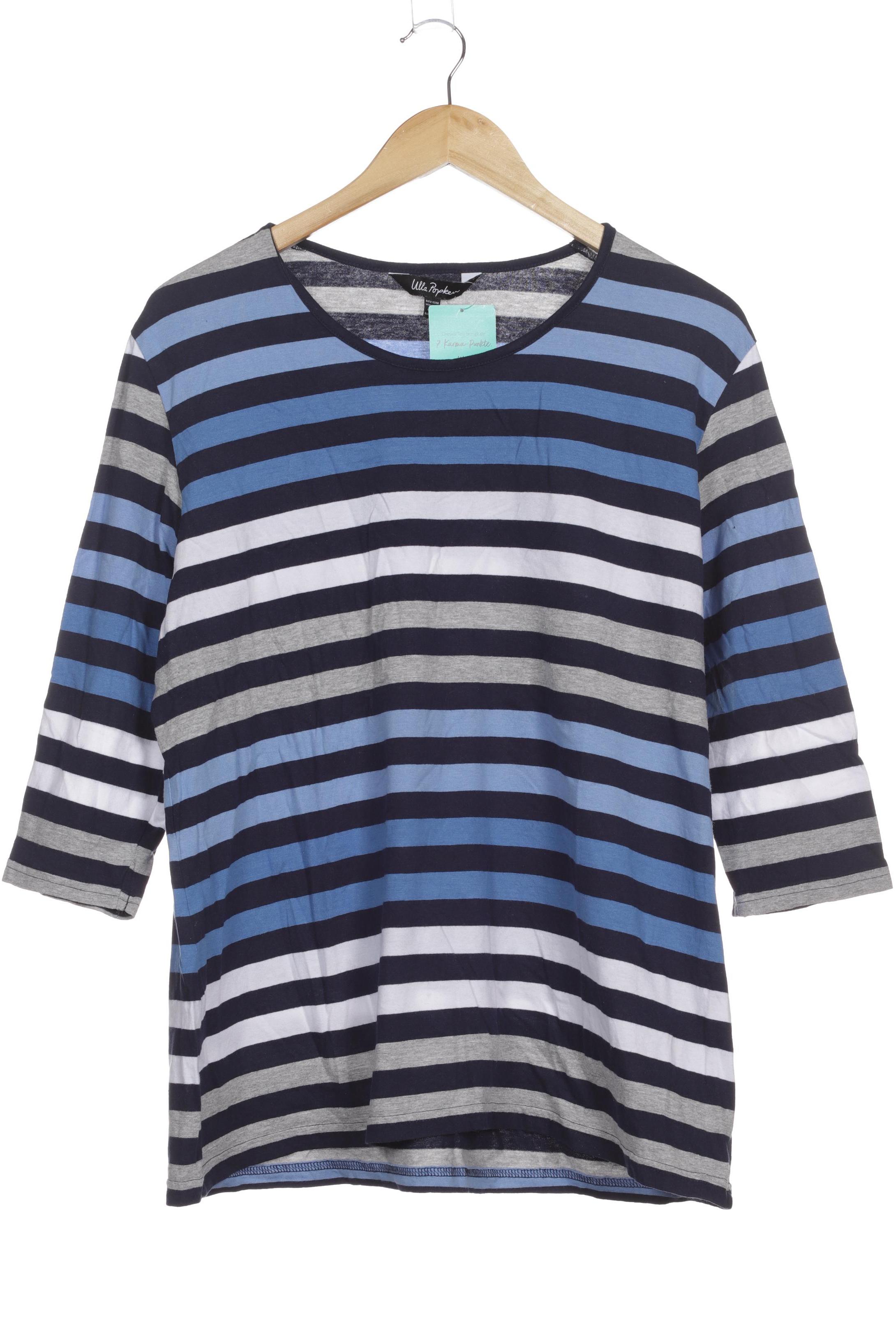 

Ulla Popken Damen Langarmshirt, blau, Gr. 40