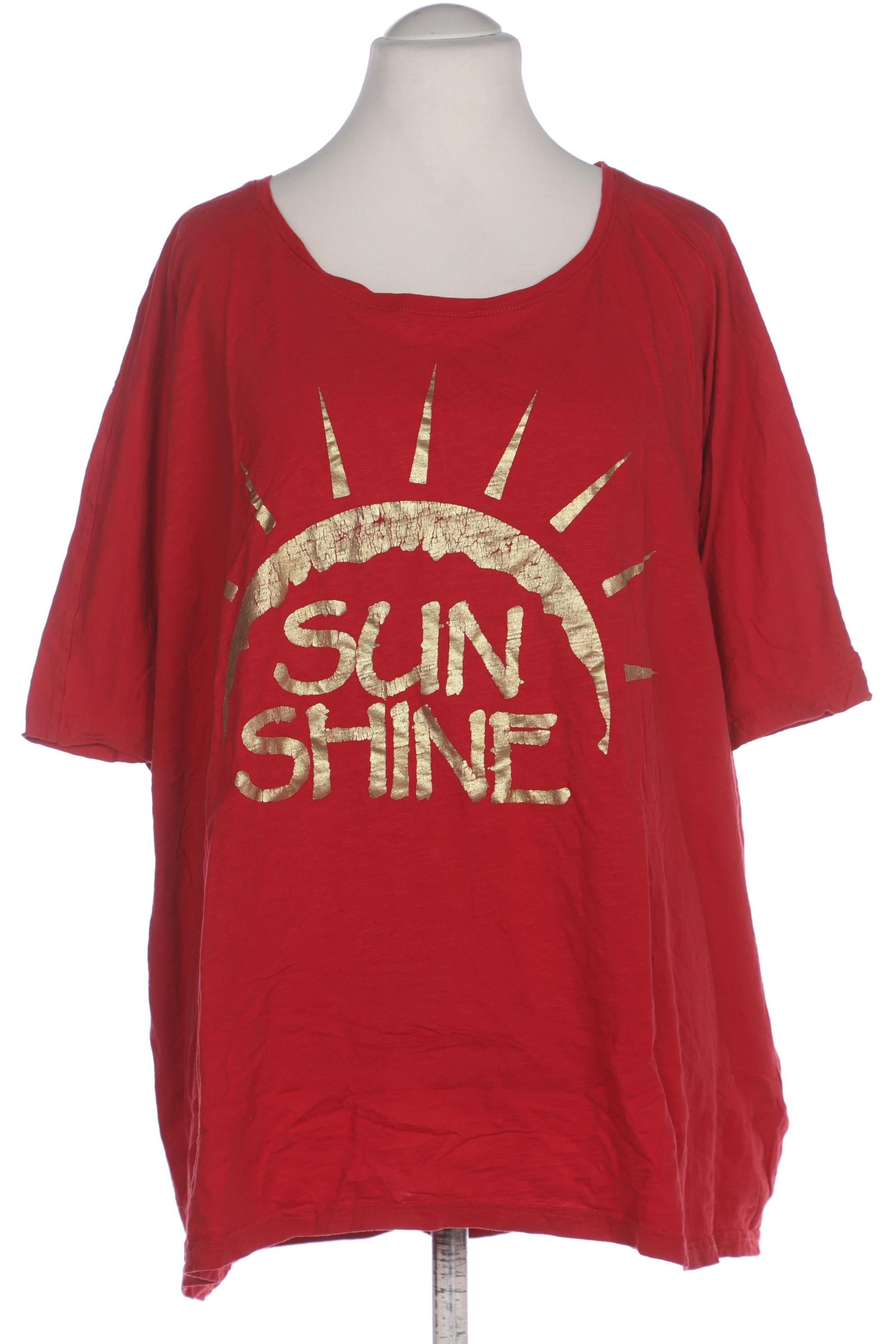 

Ulla Popken Damen T-Shirt, rot, Gr. 58