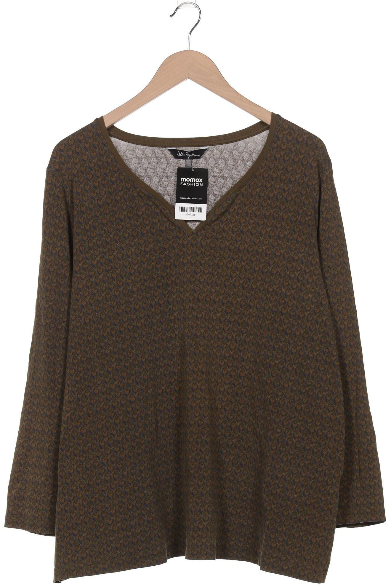 

Ulla Popken Damen Langarmshirt, braun, Gr. 50