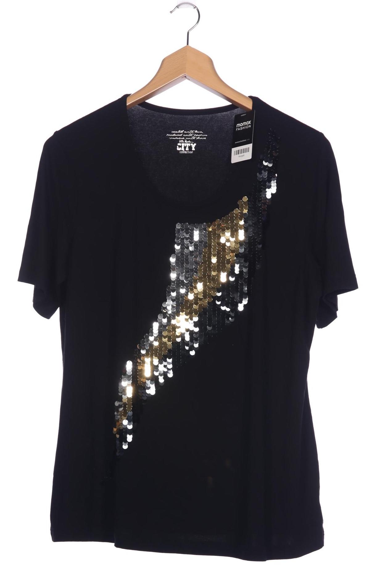 

Ulla Popken Damen T-Shirt, schwarz, Gr. 46