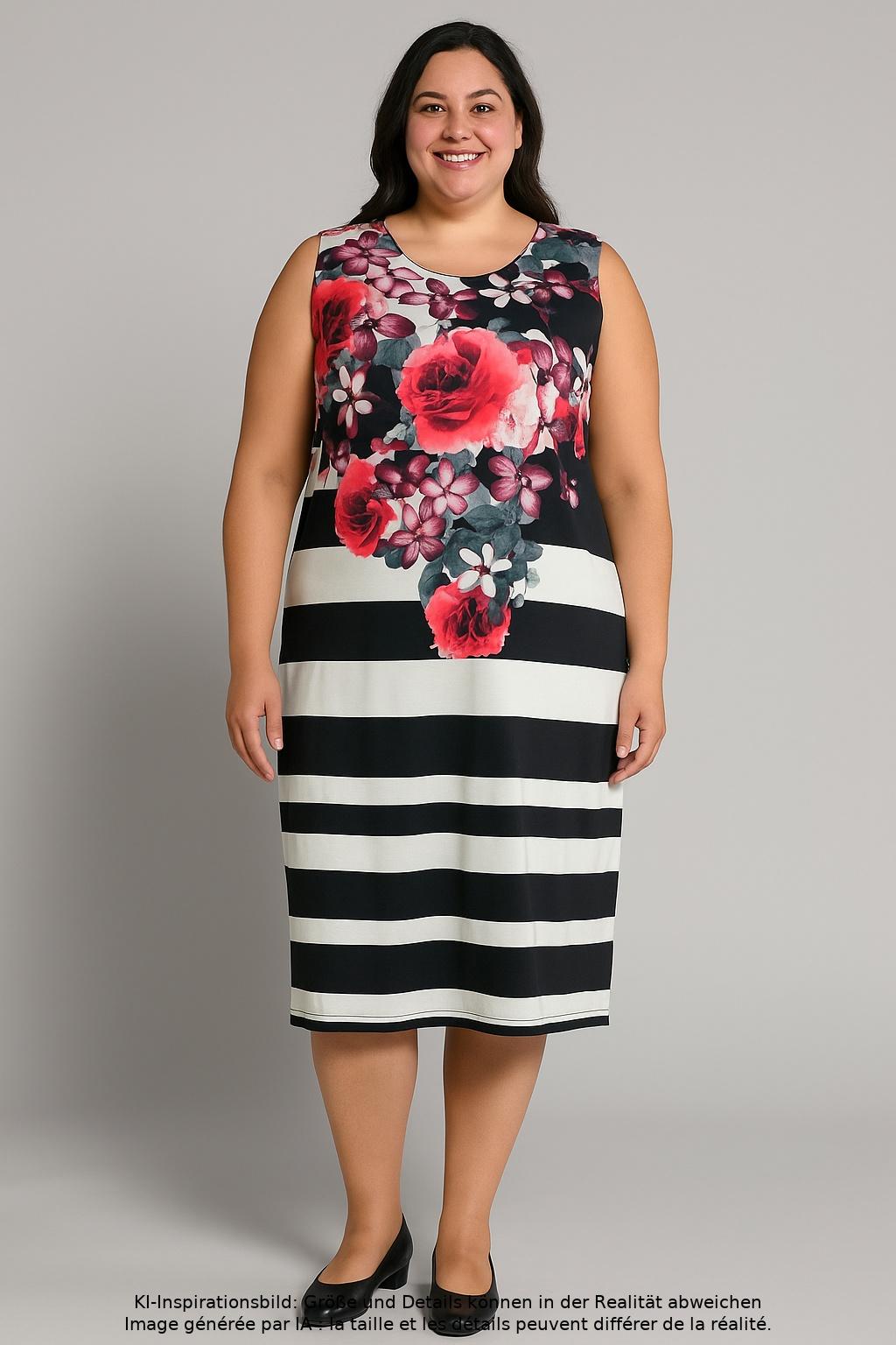 

Ulla Popken Damen Kleid, mehrfarbig, Gr. 48