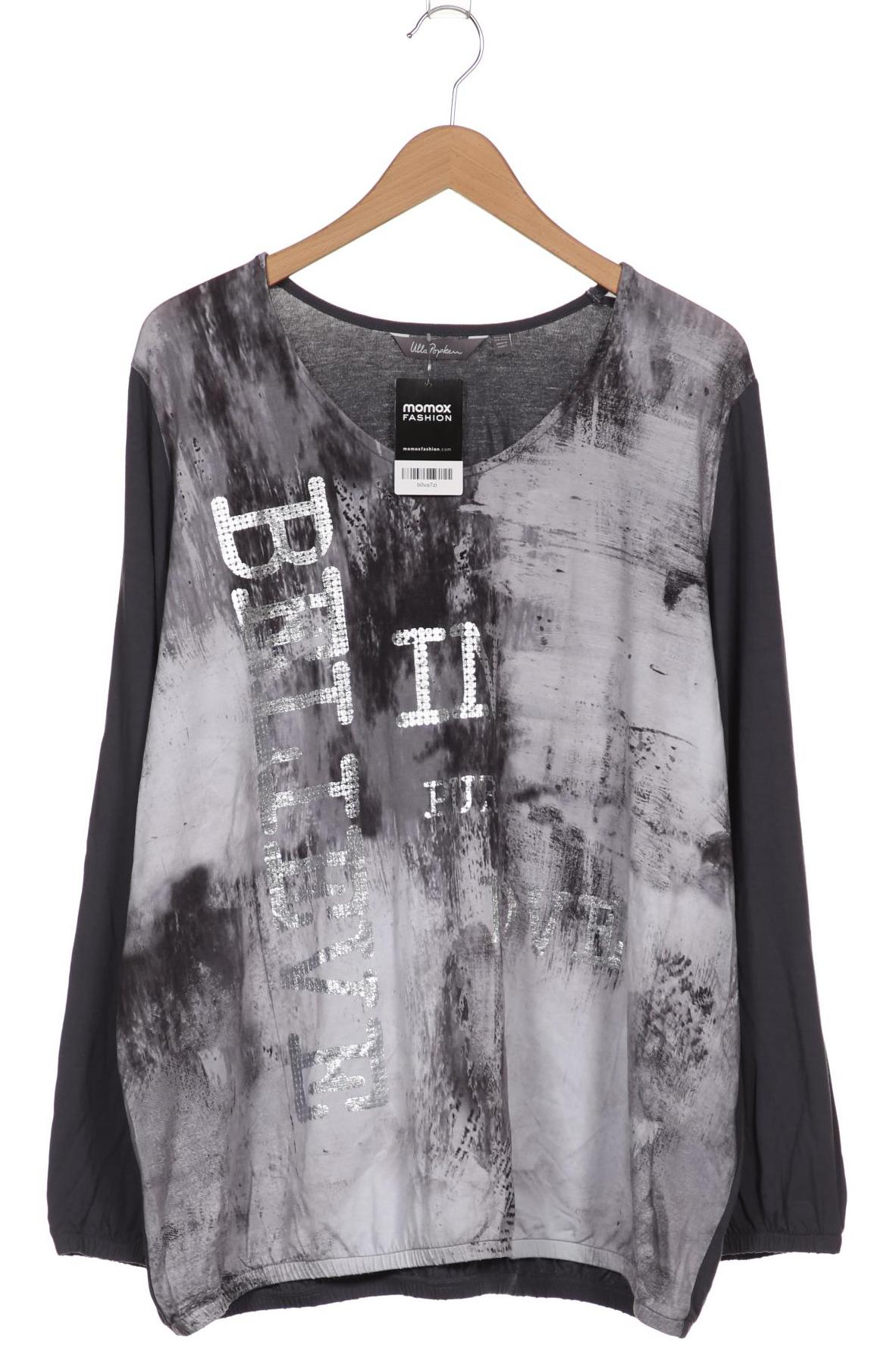 

Ulla Popken Damen Langarmshirt, grau