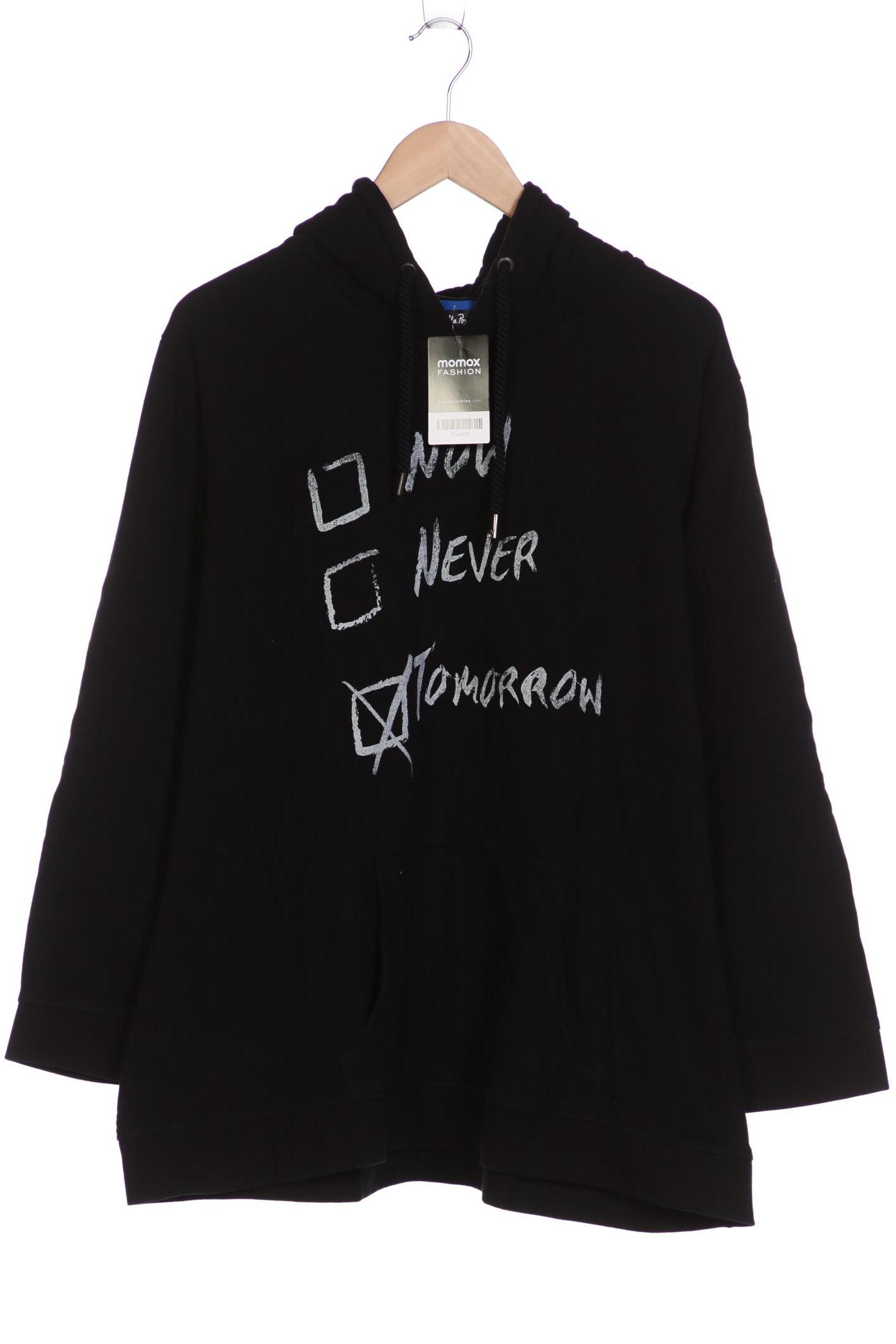 

Ulla Popken Damen Kapuzenpullover, schwarz