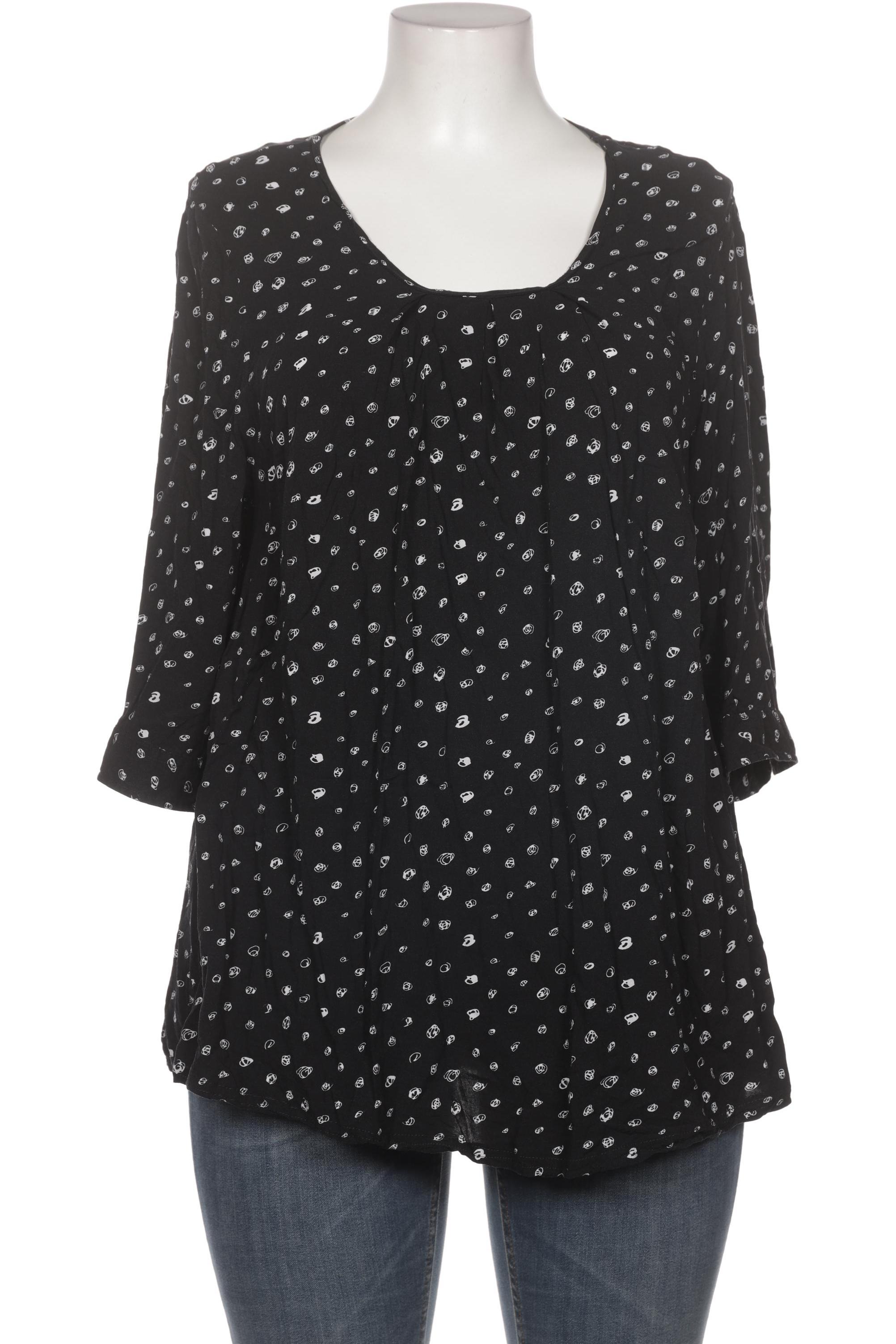 

Ulla Popken Damen Bluse, schwarz, Gr. 48