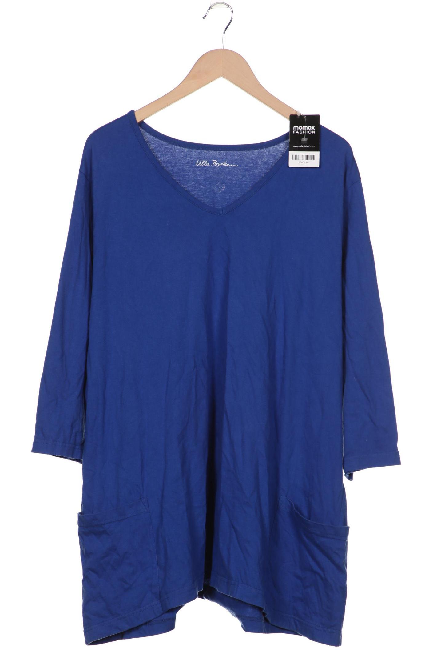 

Ulla Popken Damen Langarmshirt, blau