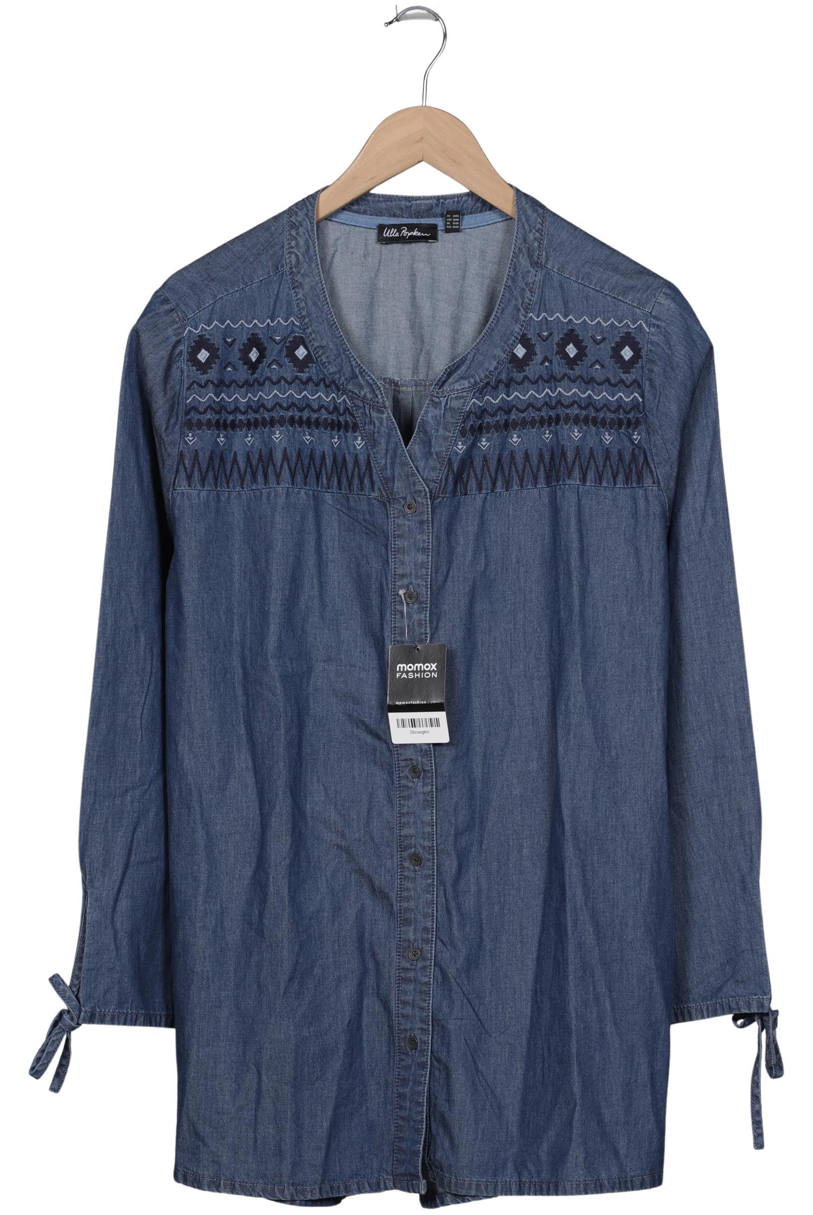 

Ulla Popken Damen Bluse, blau, Gr. 50