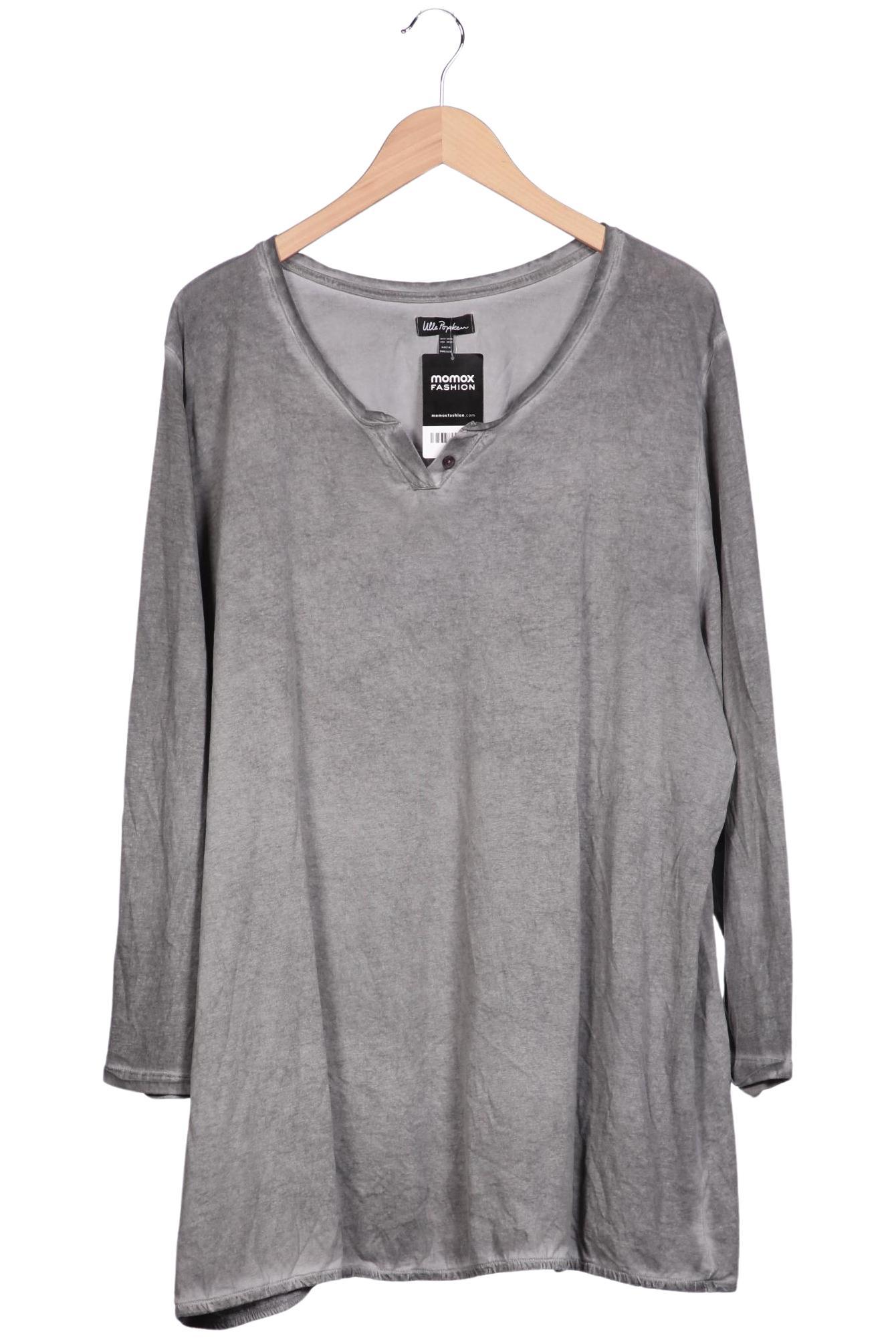 

Ulla Popken Damen Langarmshirt, grau, Gr. 54