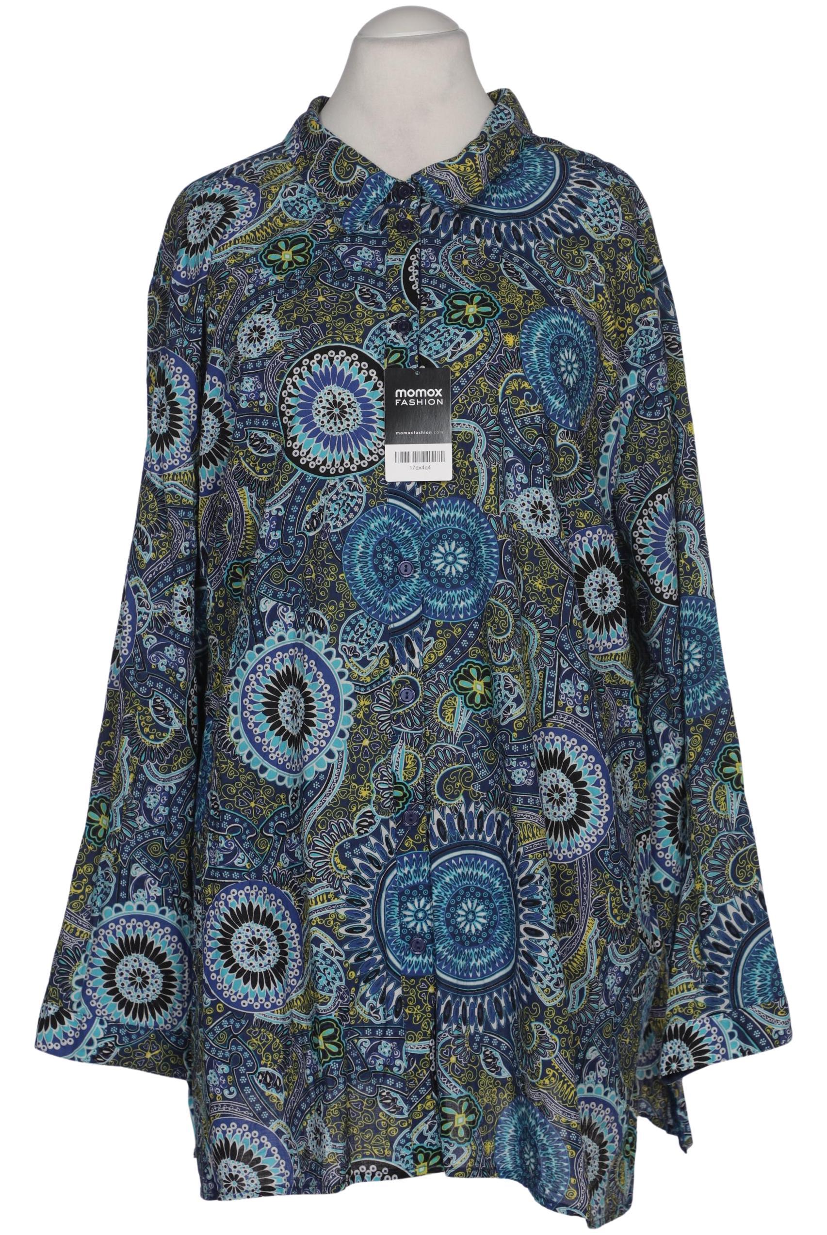 

Ulla Popken Damen Bluse, blau, Gr. 62