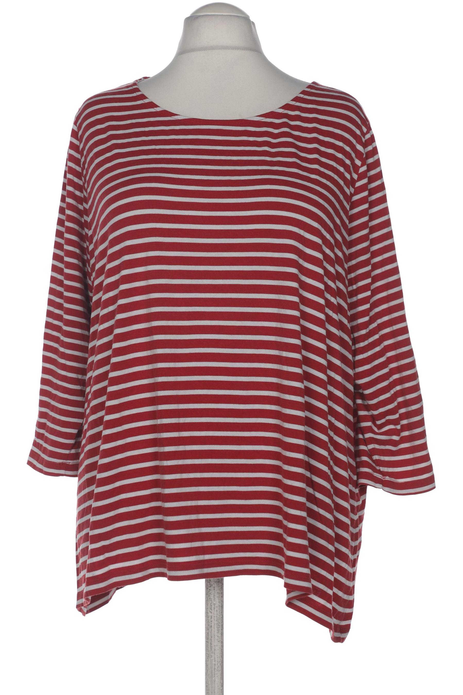 

Ulla Popken Damen Langarmshirt, rot, Gr. 54