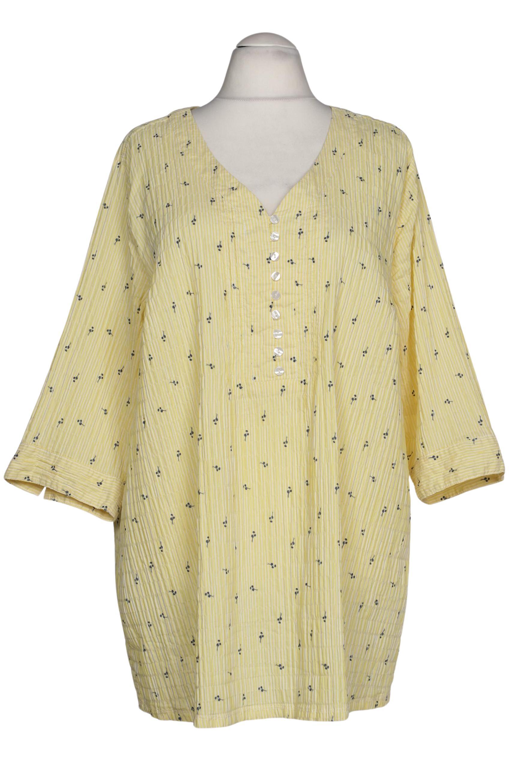 

Ulla Popken Damen Bluse, gelb, Gr. 54