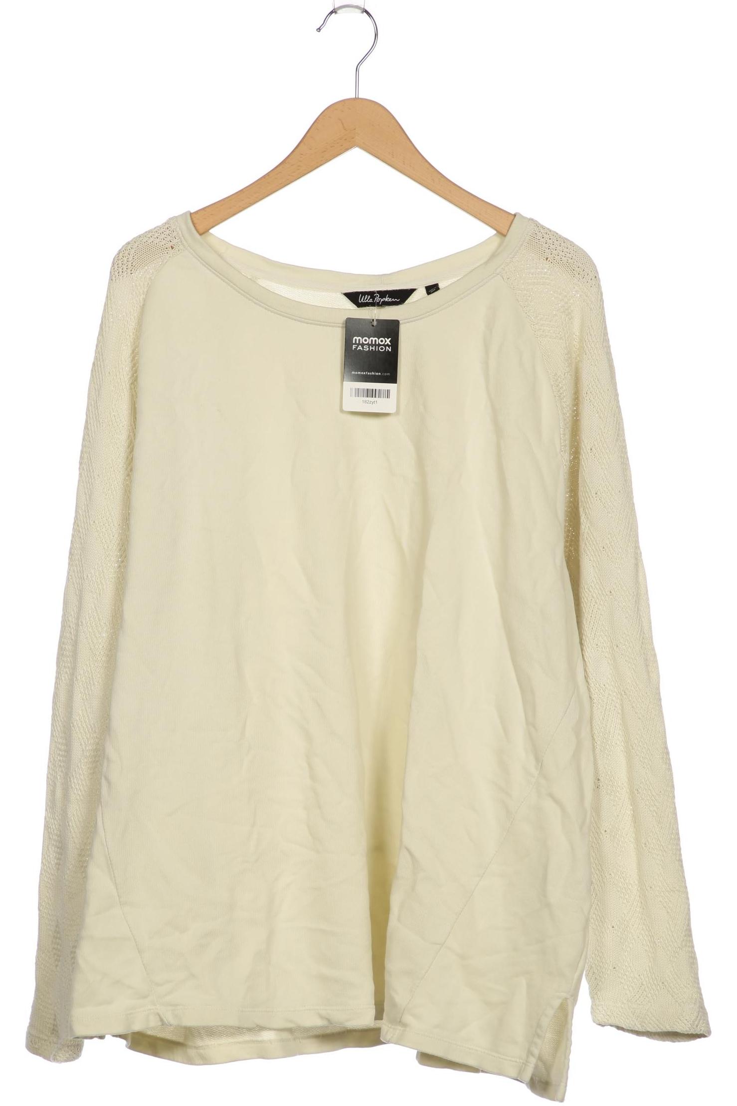 

Ulla Popken Damen Sweatshirt, cremeweiß, Gr. 50
