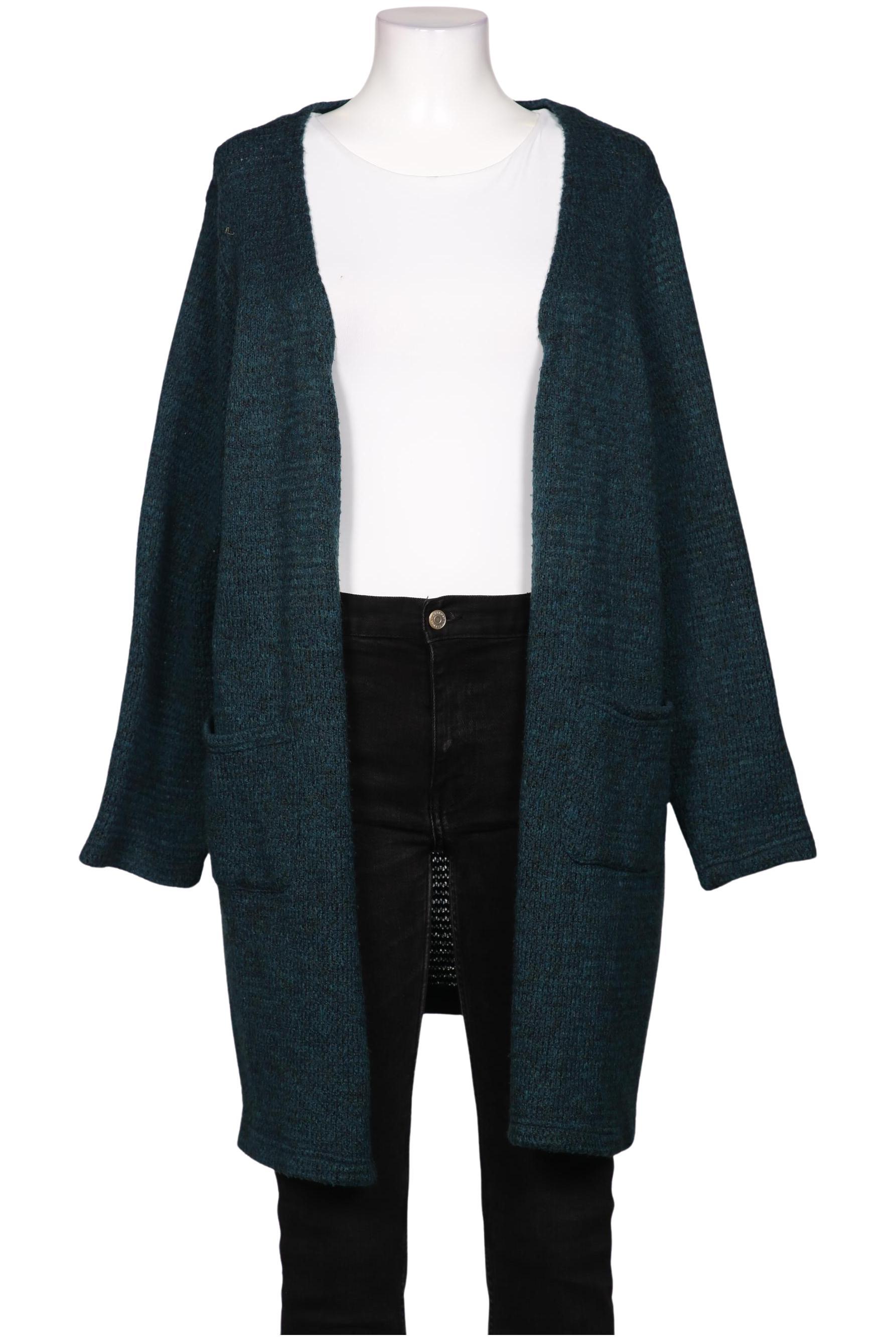 

Ulla Popken Damen Strickjacke, türkis, Gr. 46