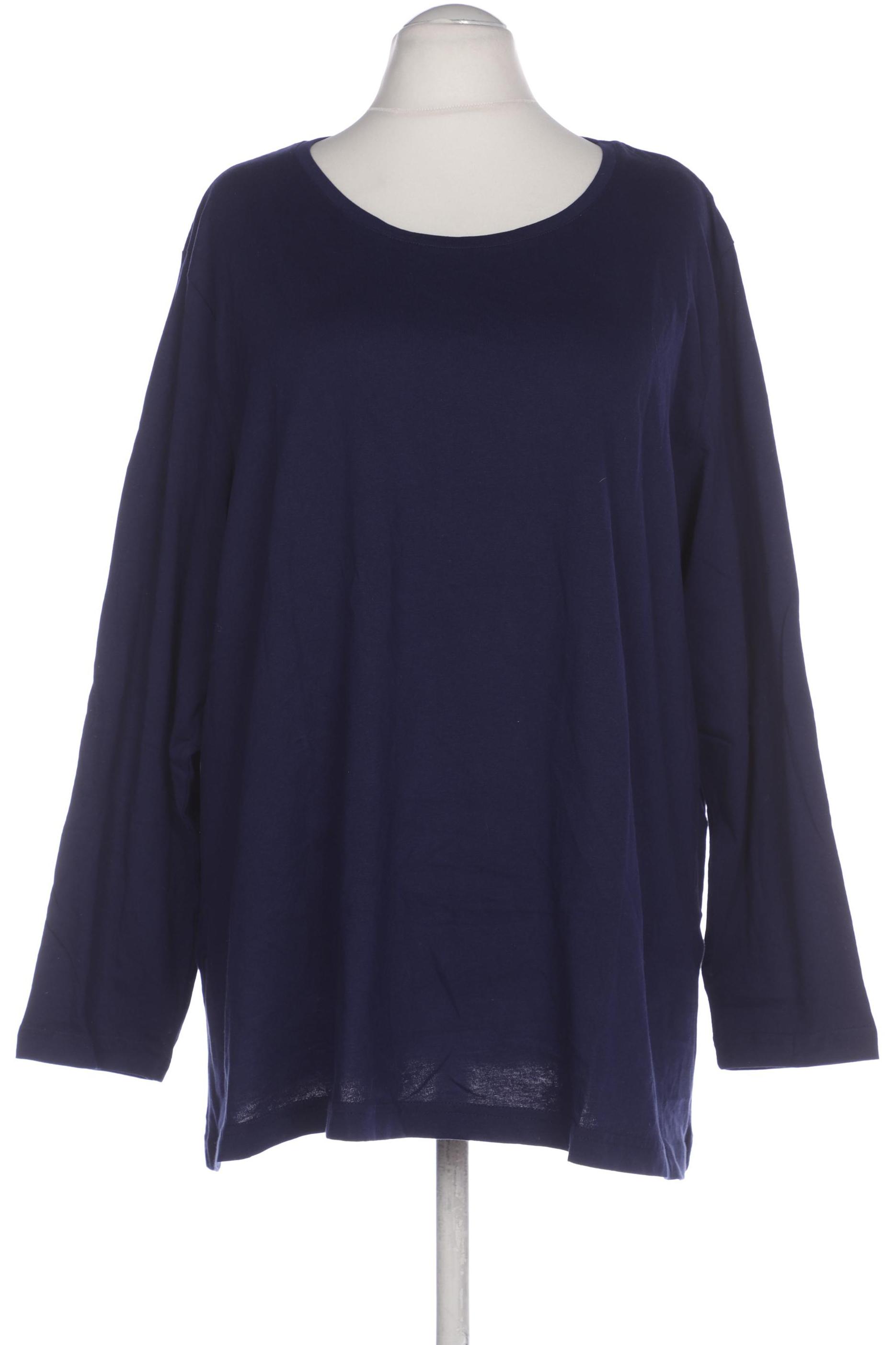 

Ulla Popken Damen Langarmshirt, blau, Gr. 54