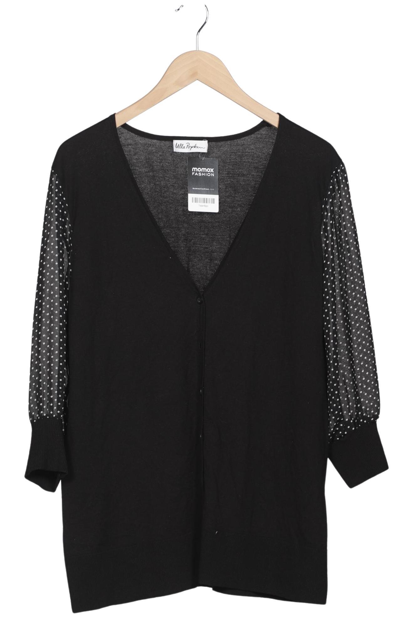 

Ulla Popken Damen Strickjacke, schwarz, Gr. 46