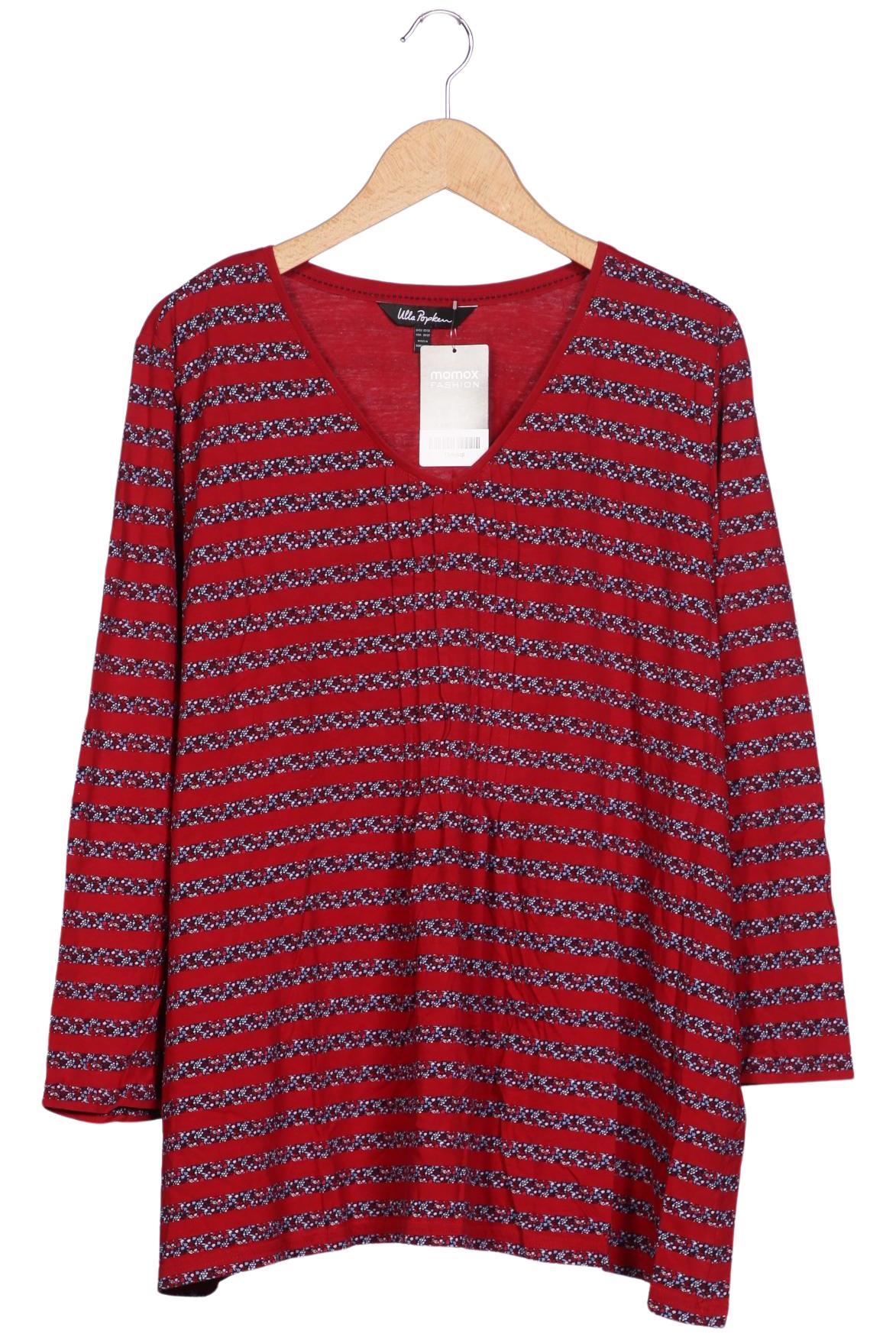 

Ulla Popken Damen Langarmshirt, rot, Gr. 50