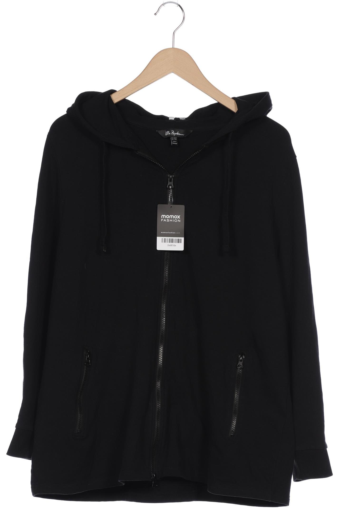 

Ulla Popken Damen Kapuzenpullover, schwarz, Gr. 46