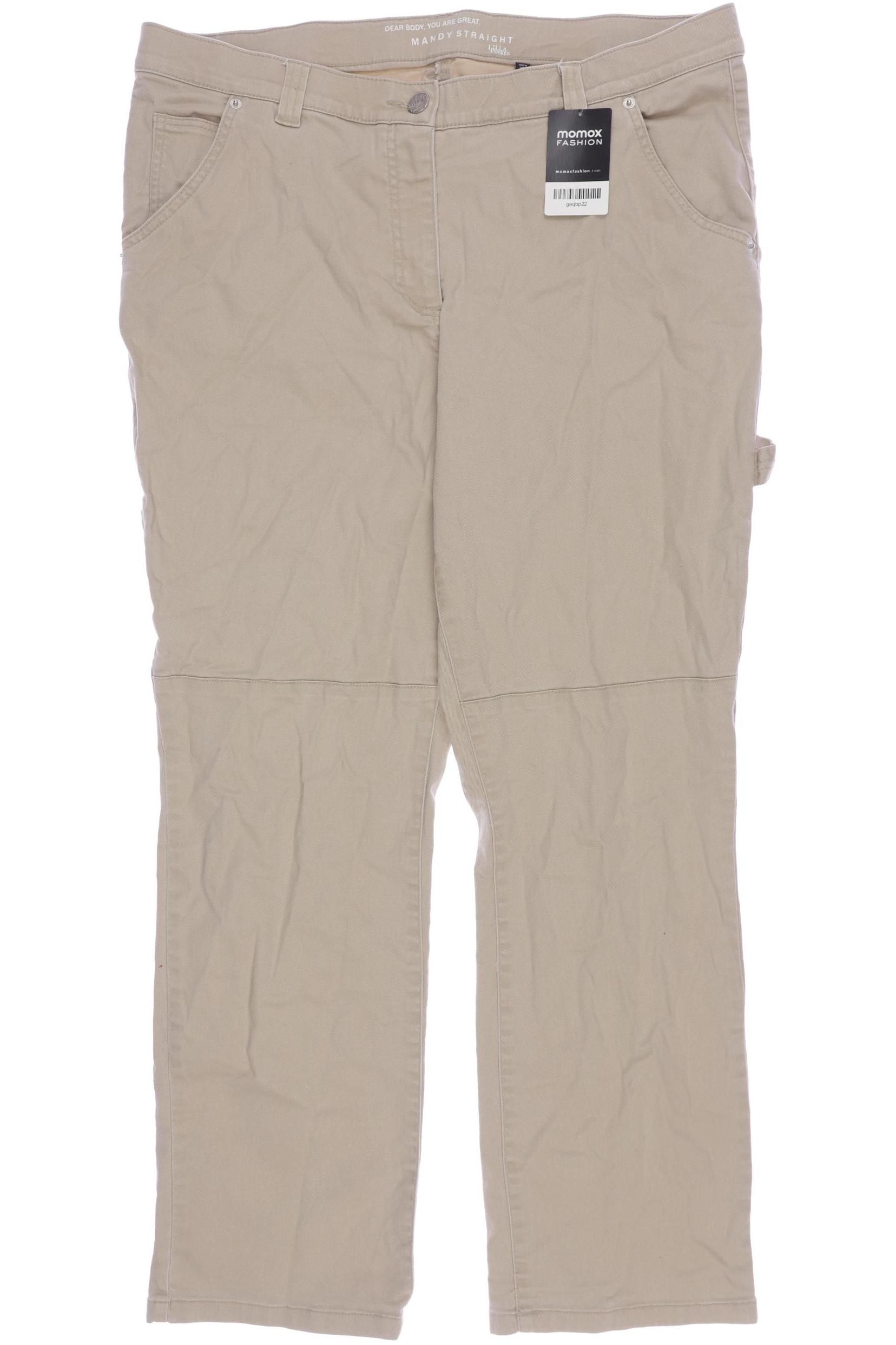 

Ulla Popken Damen Jeans, beige, Gr. 24