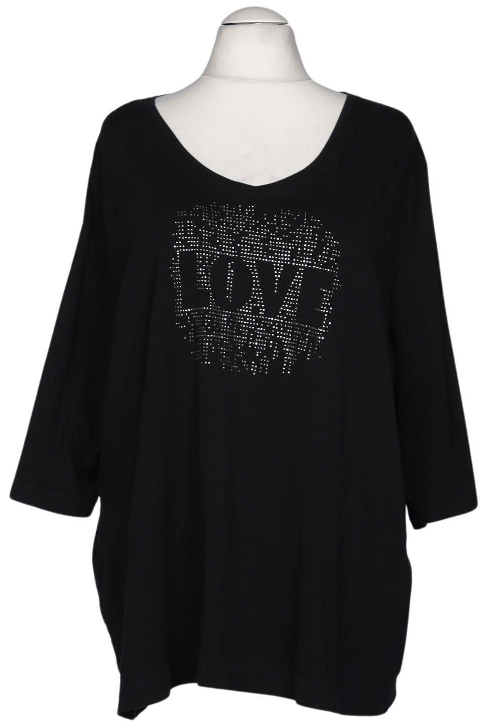 

Ulla Popken Damen Langarmshirt, schwarz, Gr. 54