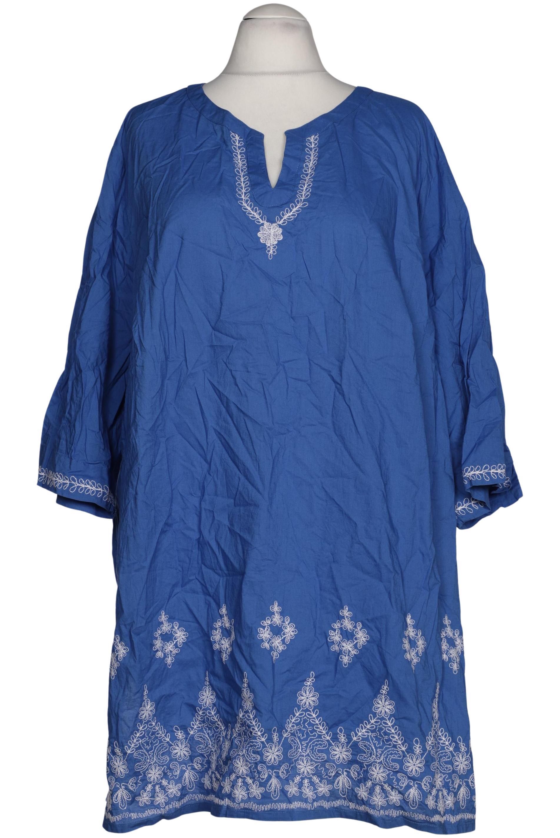 

Ulla Popken Damen Bluse, blau, Gr. 58