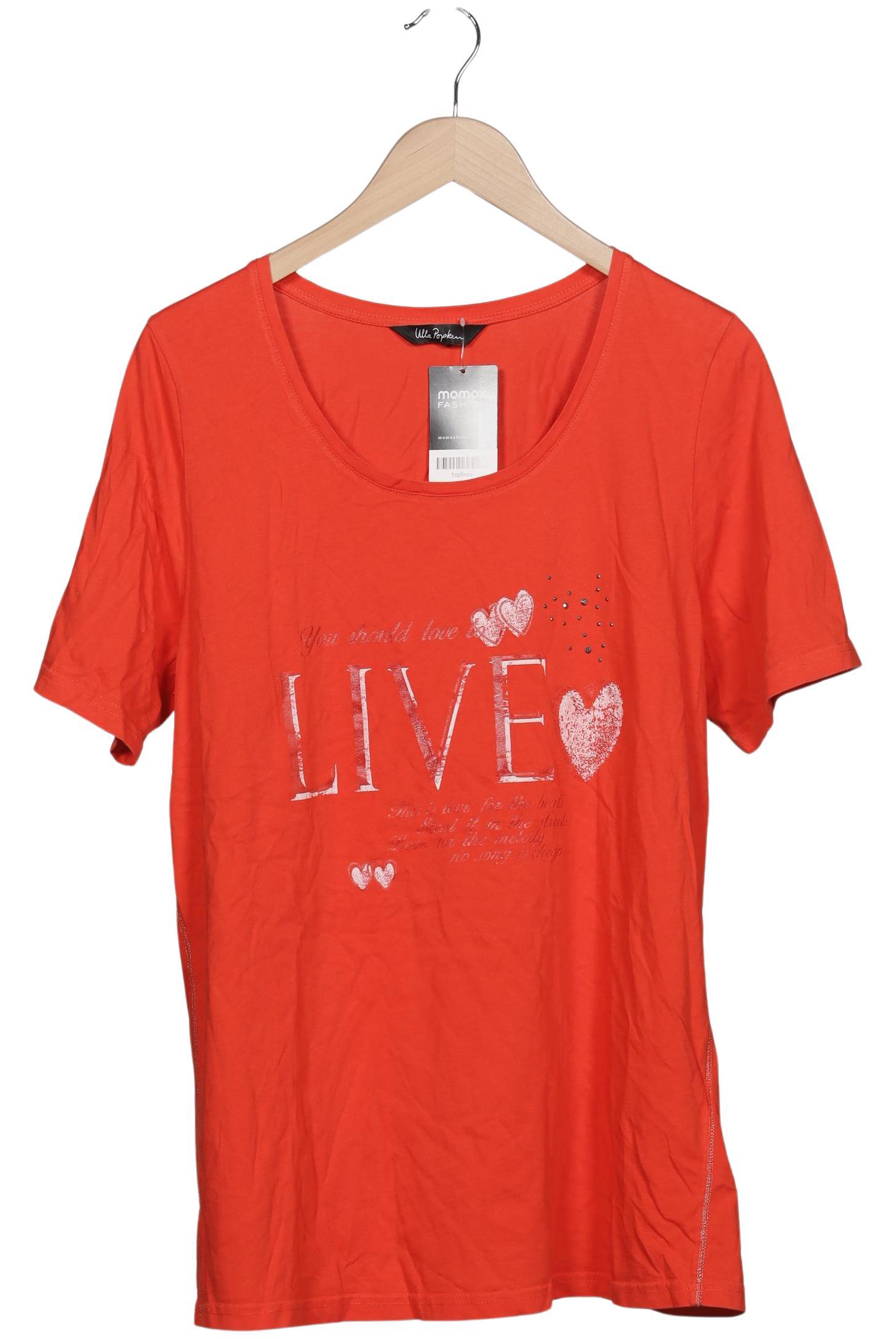 

Ulla Popken Damen T-Shirt, rot, Gr. 46