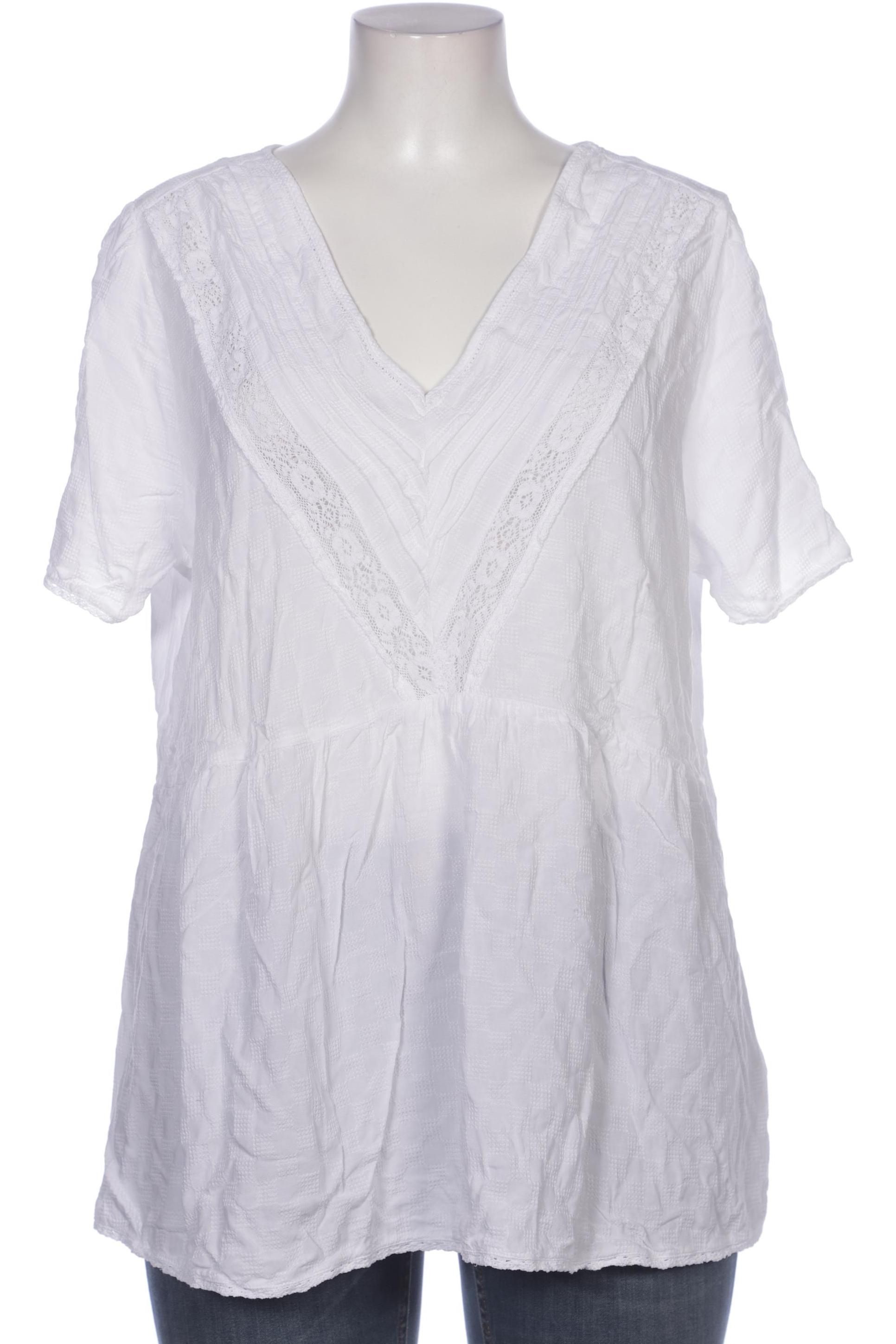 

Ulla Popken Damen Bluse, weiß, Gr. 48