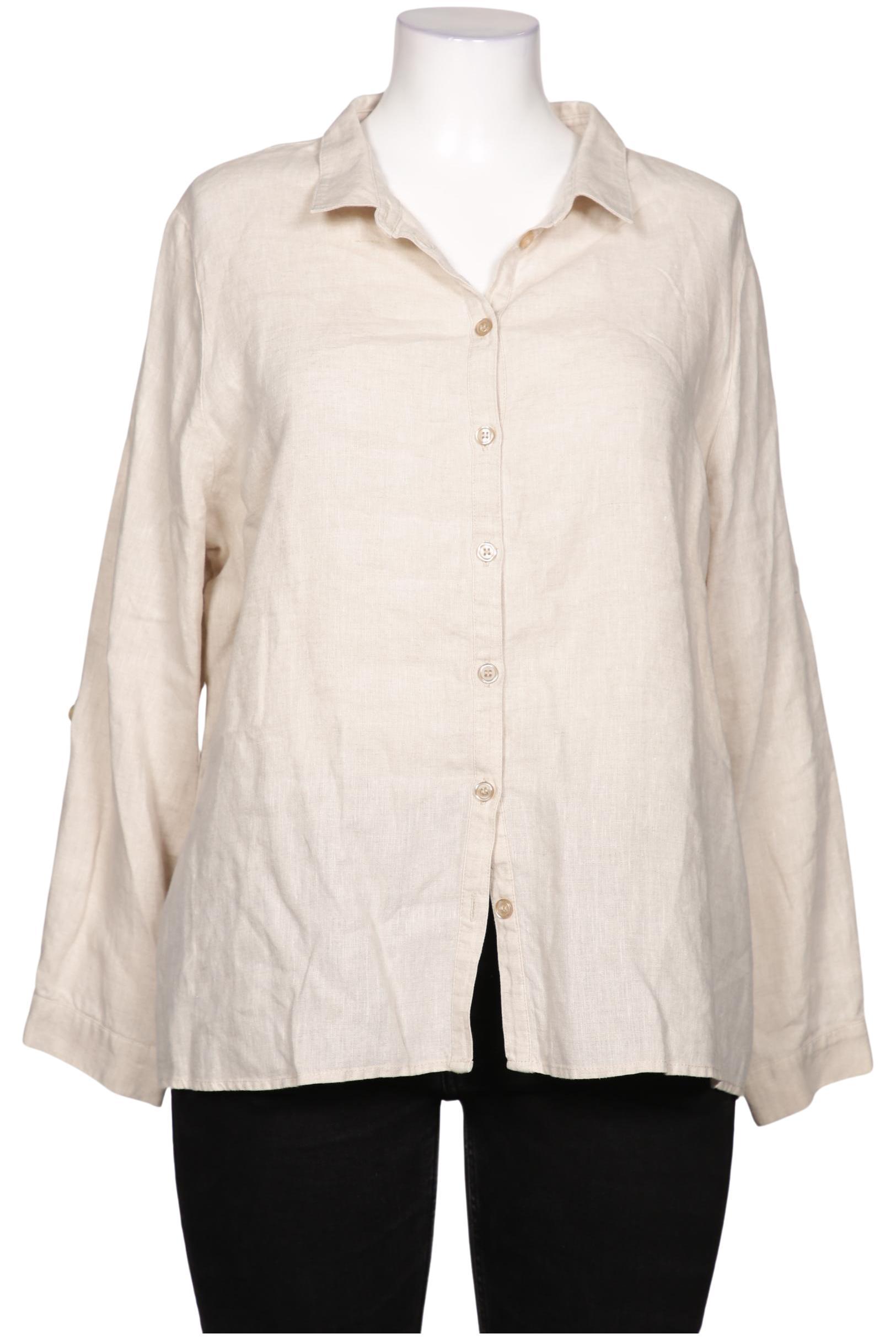 

Ulla Popken Damen Bluse, beige, Gr. 46
