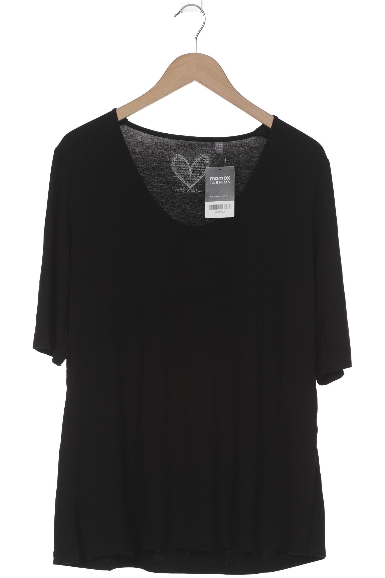 

Ulla Popken Damen T-Shirt, schwarz, Gr. 46