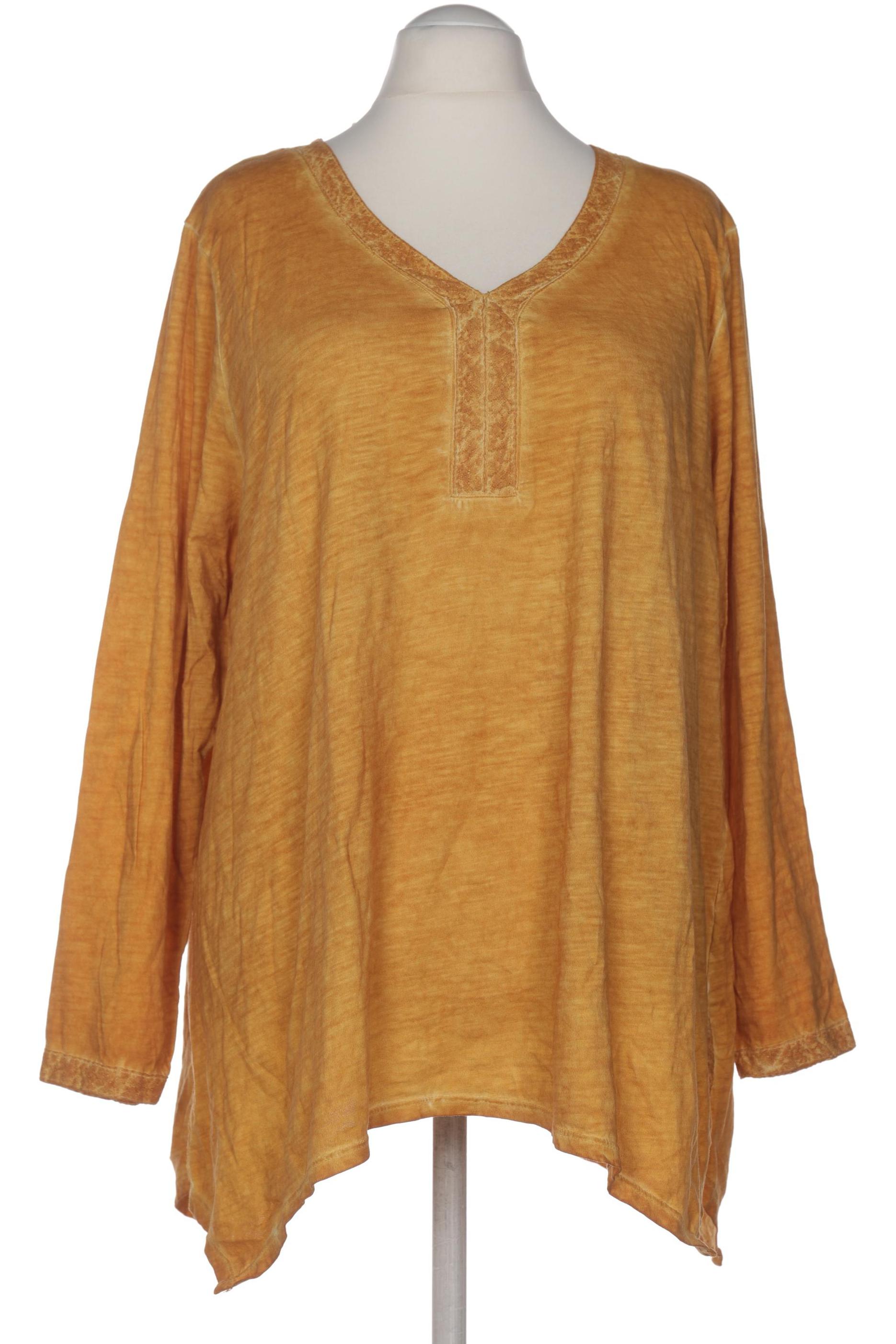

Ulla Popken Damen Langarmshirt, orange, Gr. 54