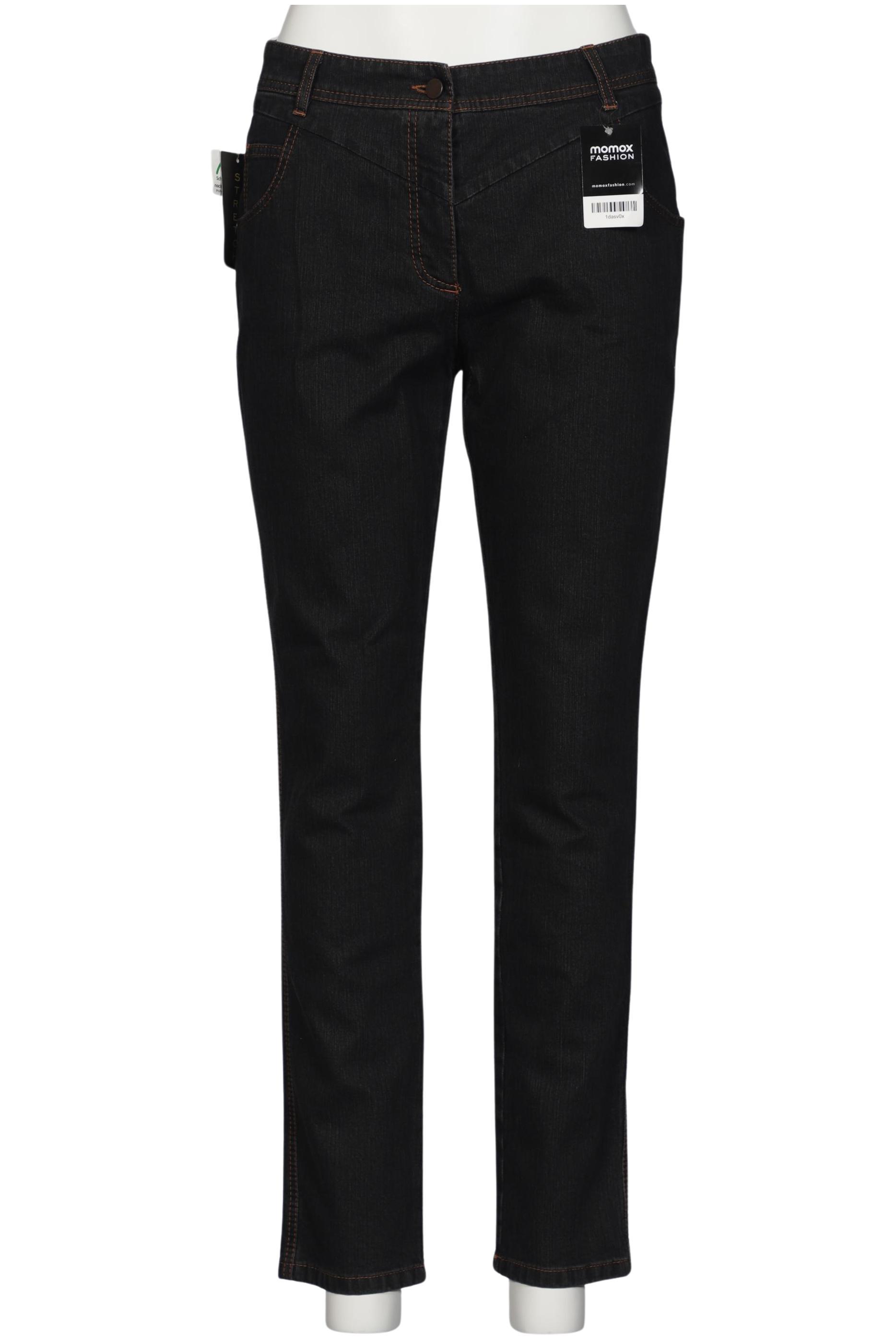 

Ulla Popken Damen Jeans, schwarz, Gr. 42