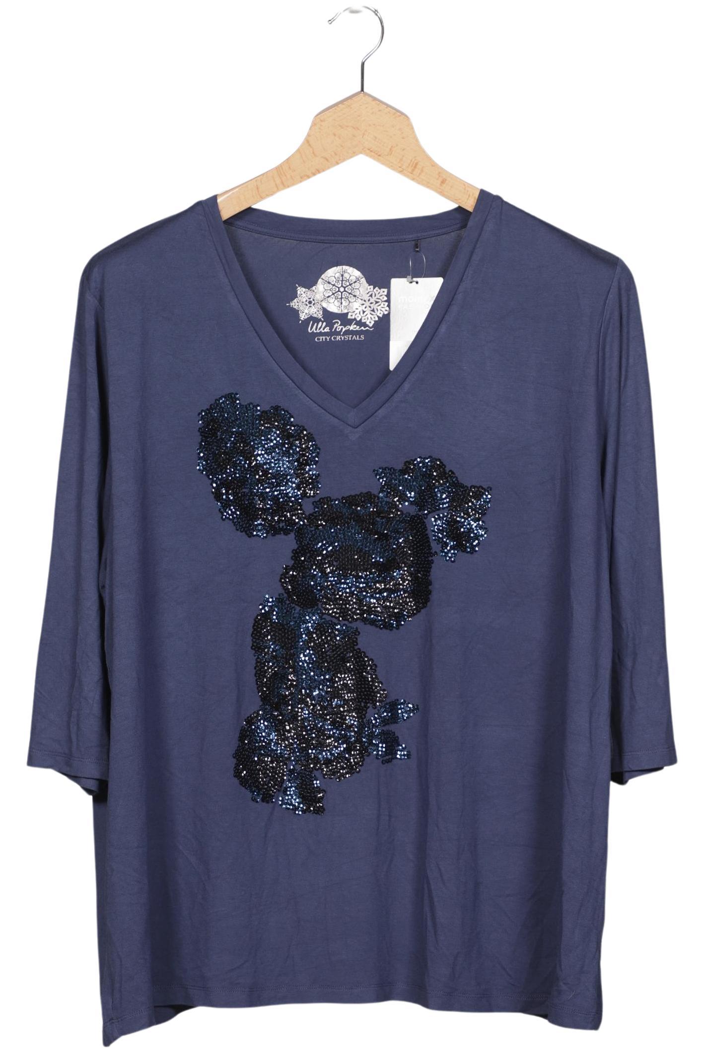 

Ulla Popken Damen Langarmshirt, marineblau, Gr. 48