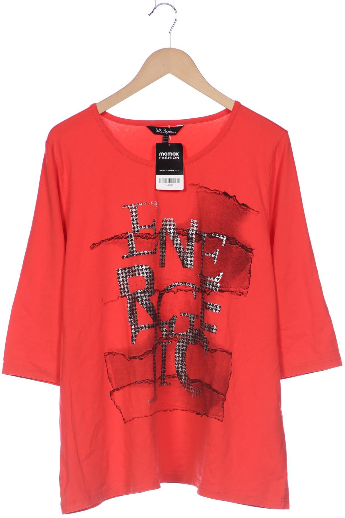 

Ulla Popken Damen Langarmshirt, rot, Gr. 46