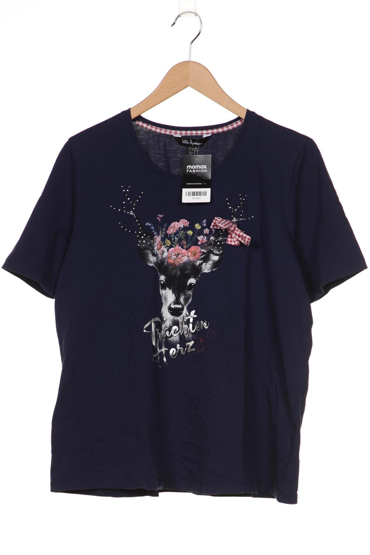 

Ulla Popken Damen T-Shirt, marineblau