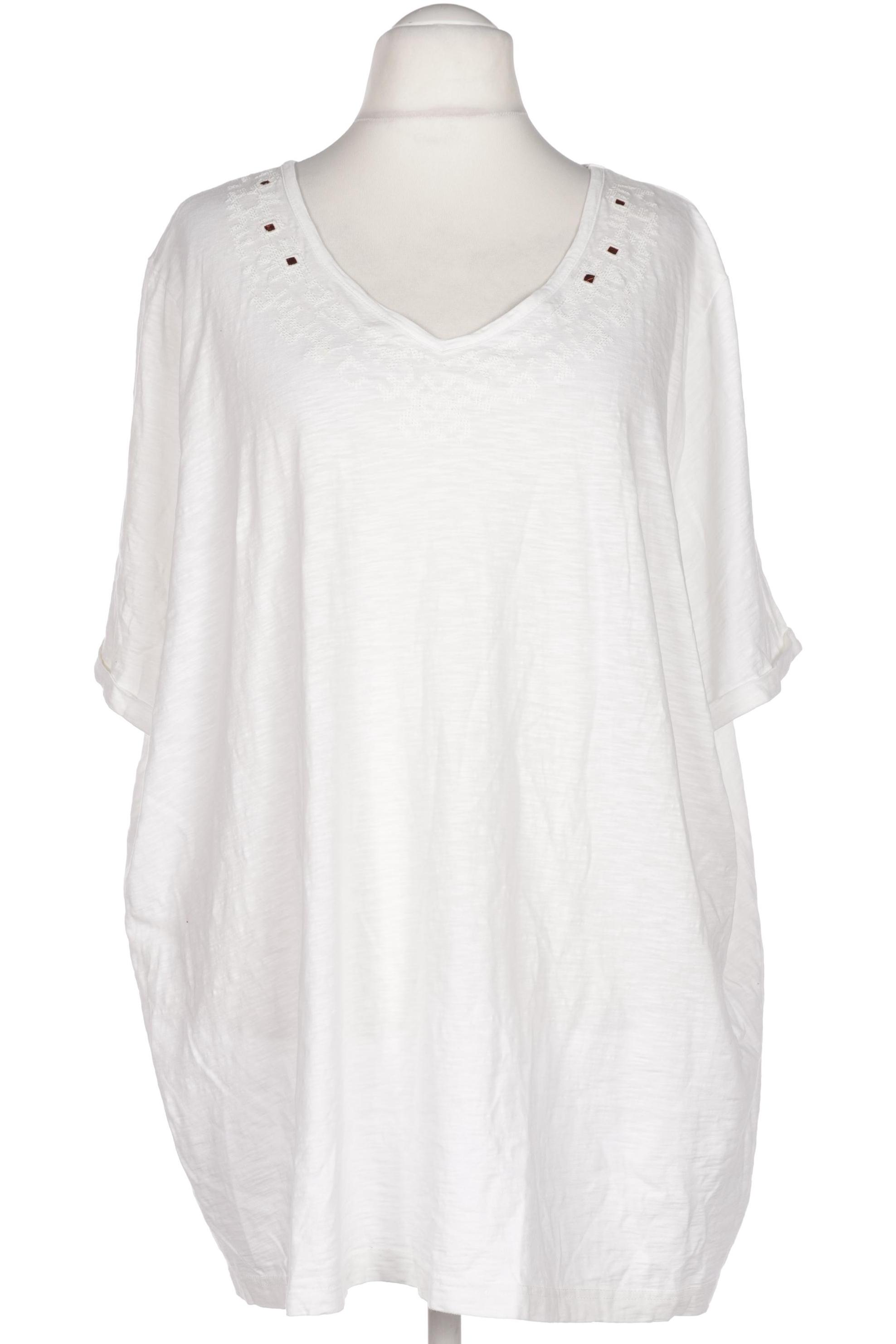 

Ulla Popken Damen T-Shirt, weiß, Gr. 32
