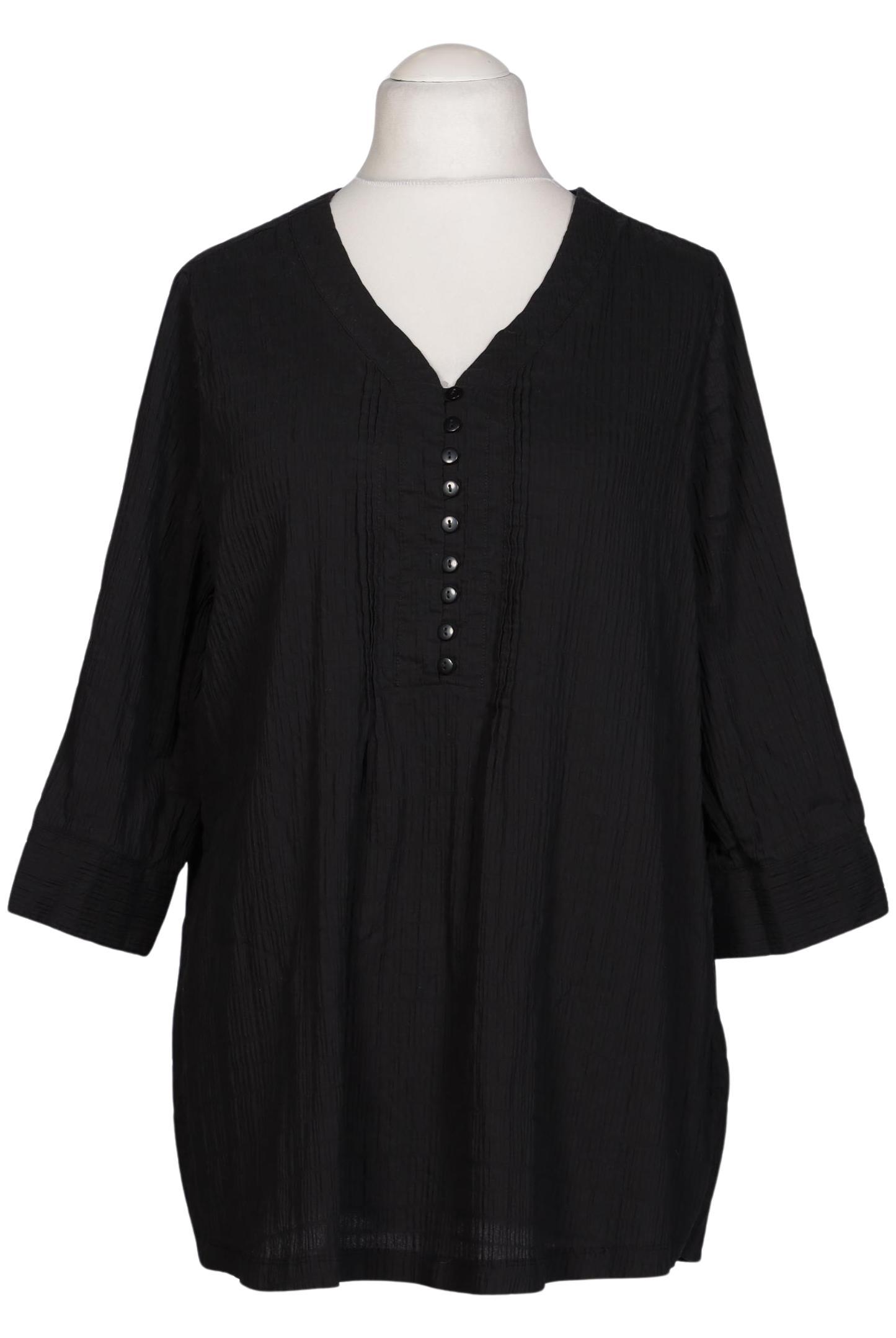 

Ulla Popken Damen Bluse, schwarz, Gr. 46