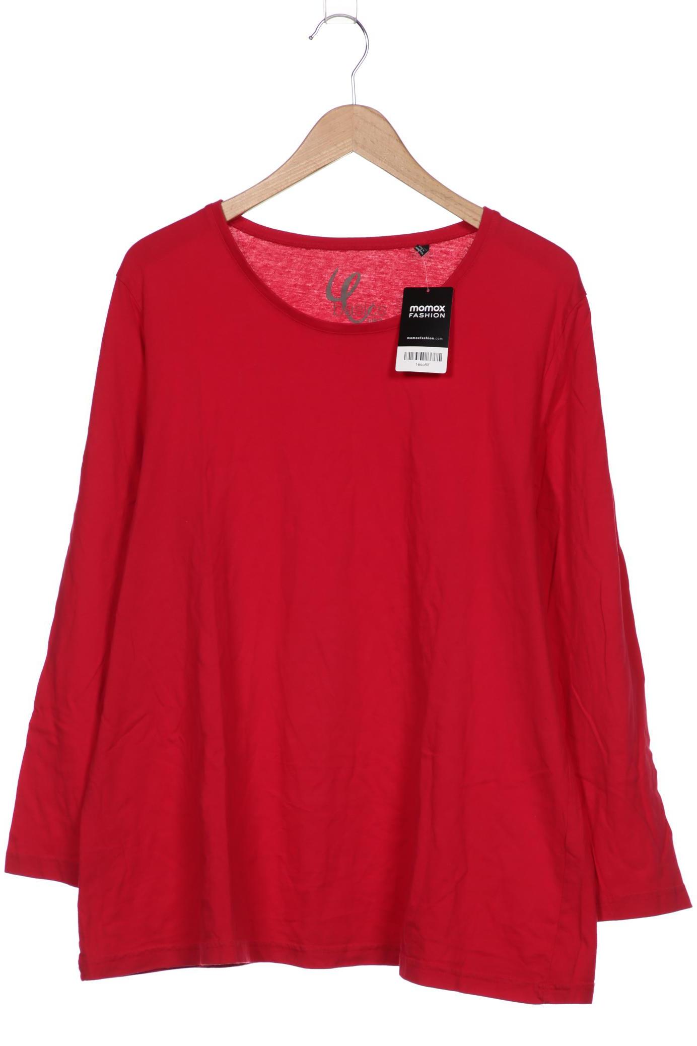 

Ulla Popken Damen Langarmshirt, rot