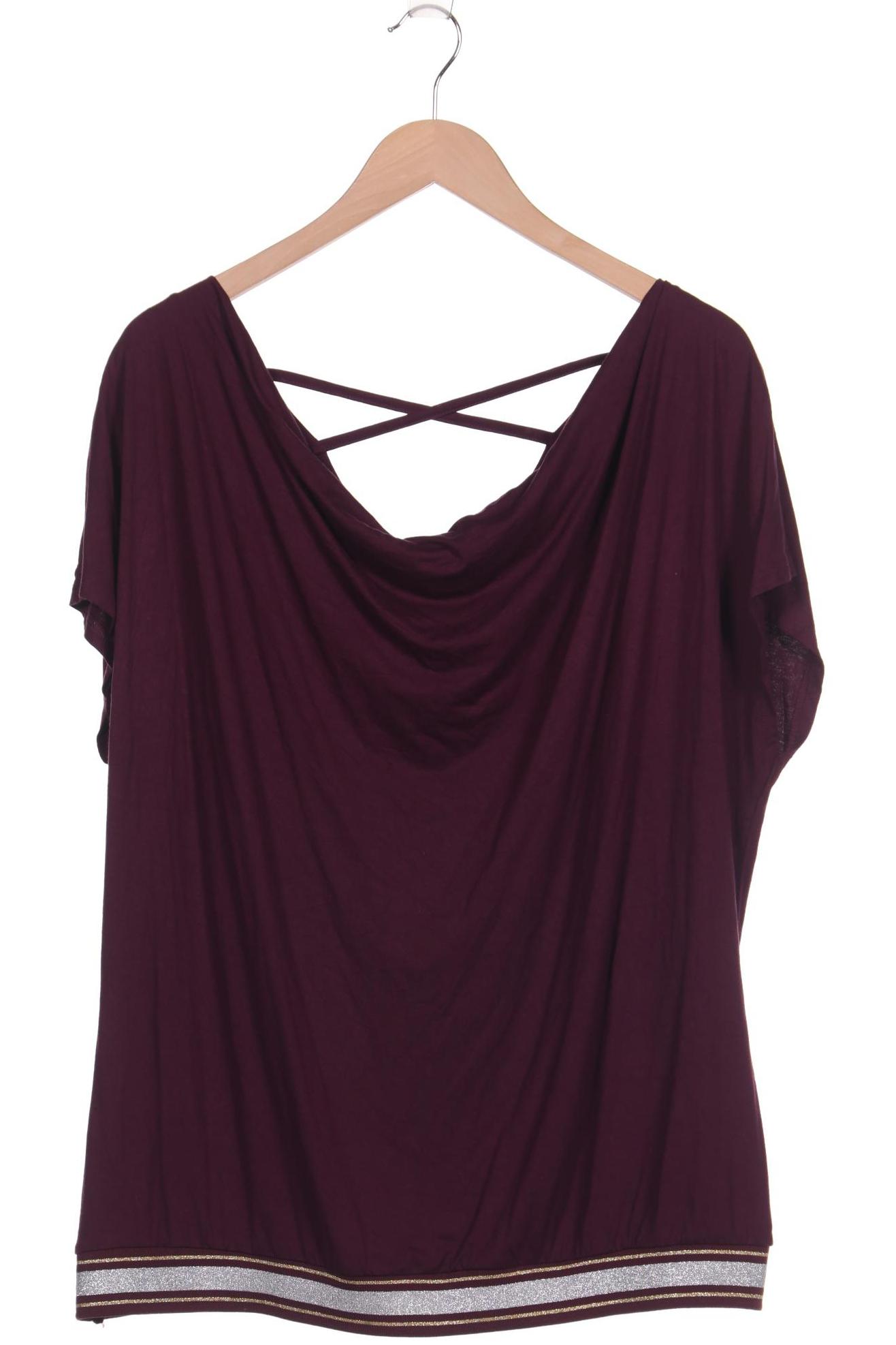 

Ulla Popken Damen T-Shirt, bordeaux, Gr. 46