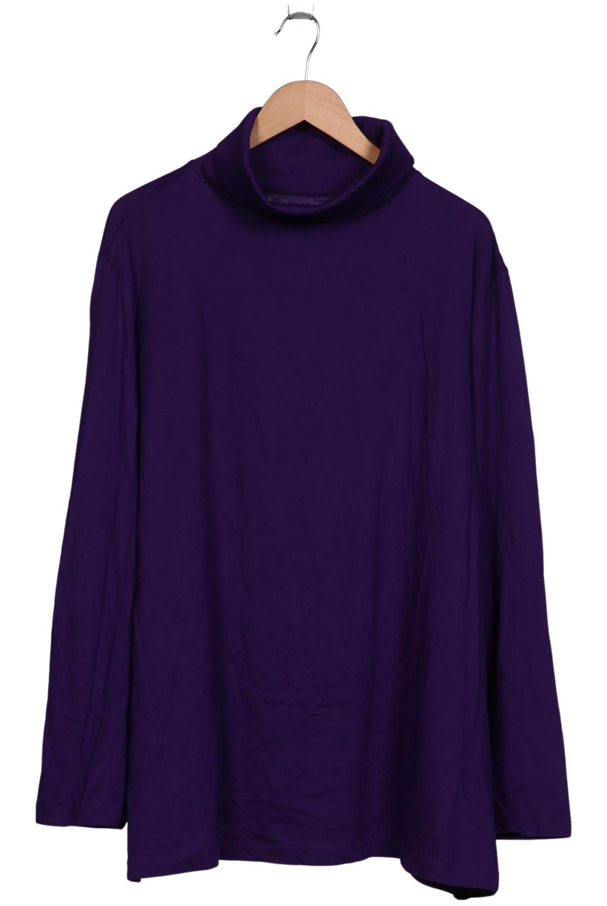 

Ulla Popken Damen Langarmshirt, flieder, Gr. 58