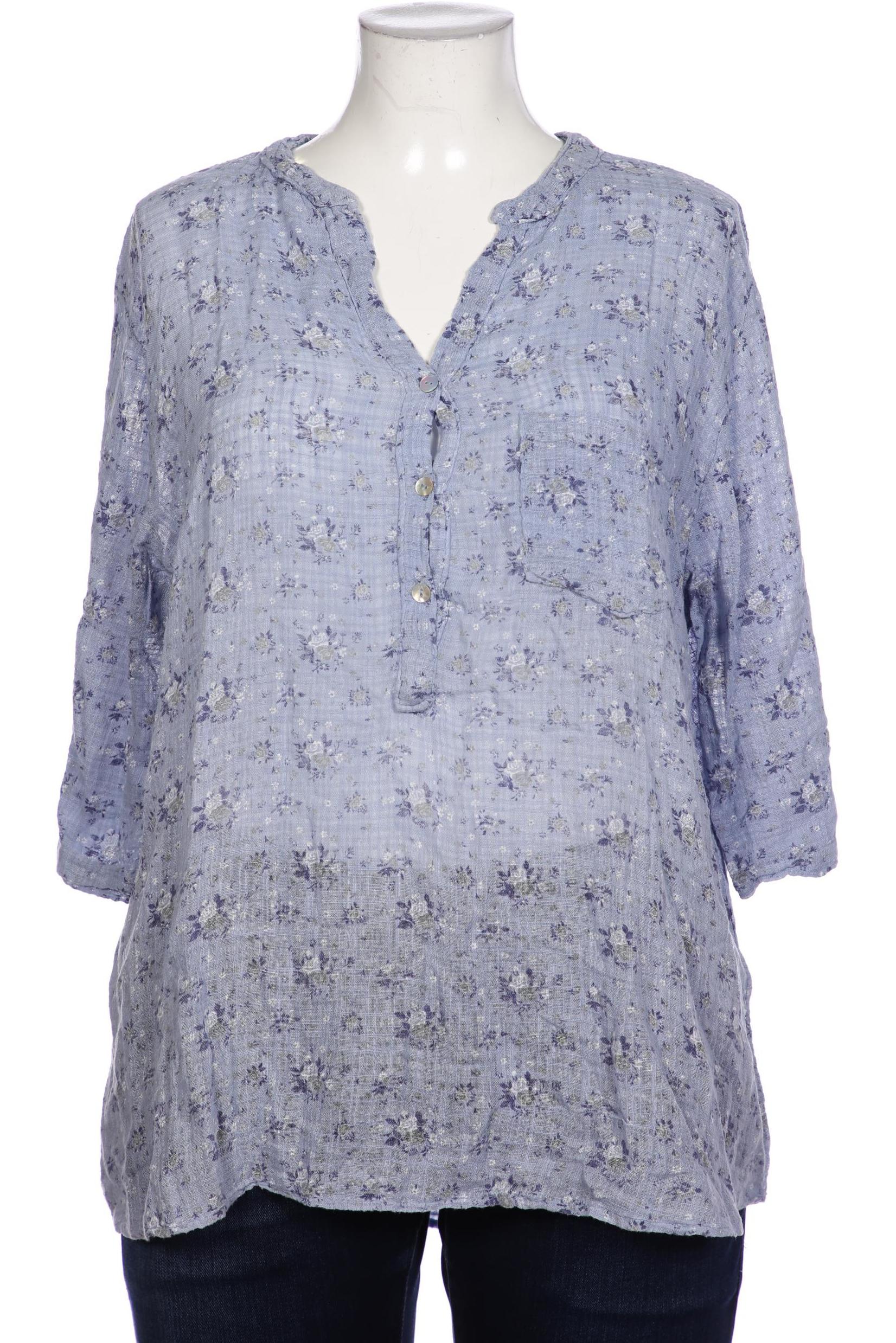 

Ulla Popken Damen Bluse, blau, Gr. 48