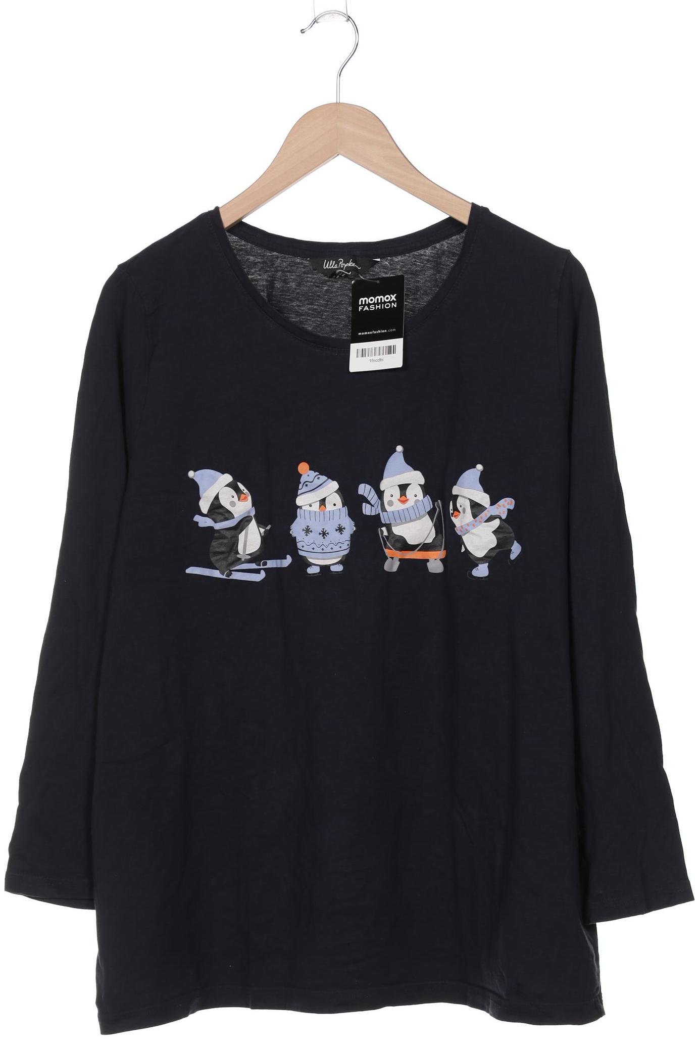 

Ulla Popken Damen Langarmshirt, marineblau, Gr. 46