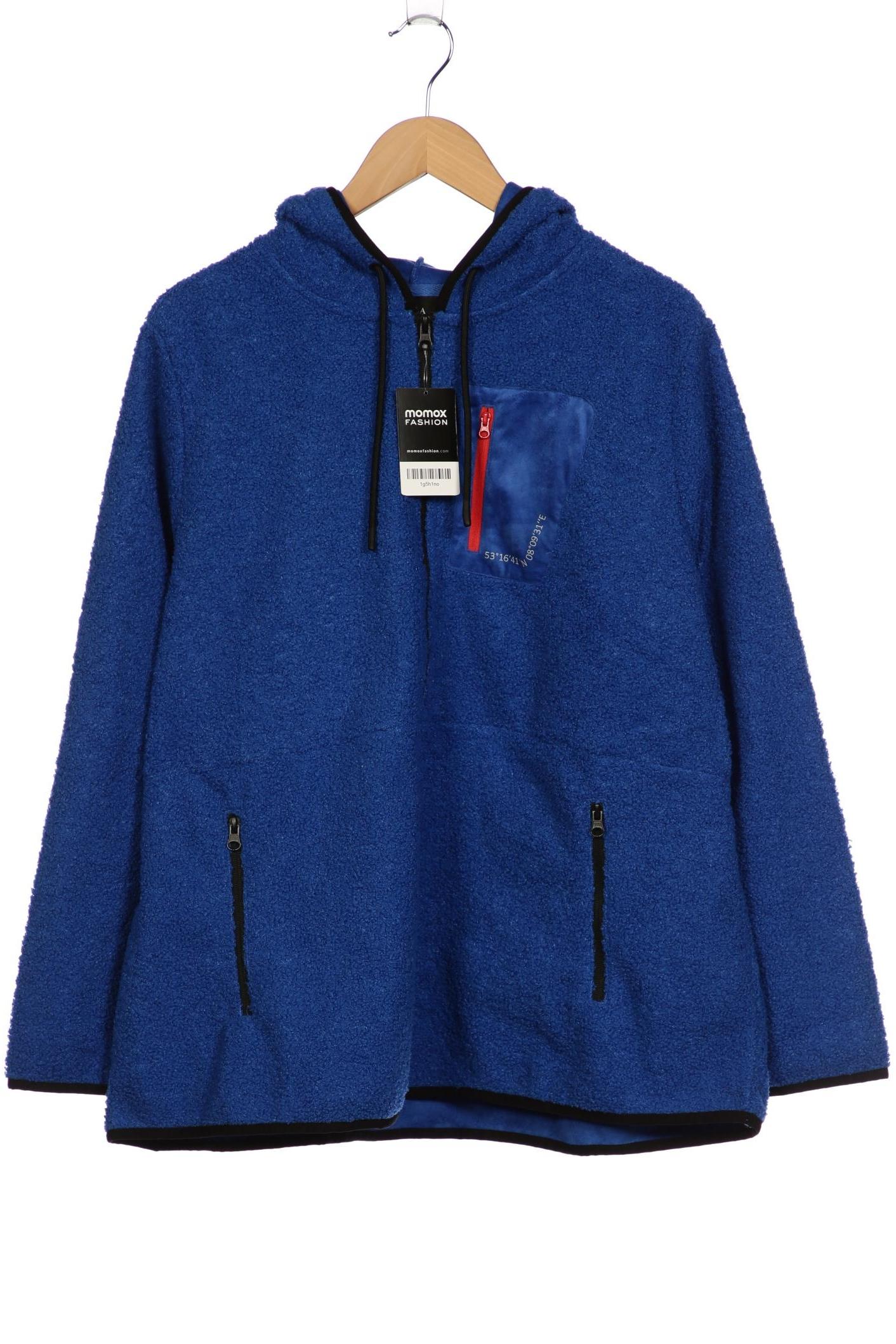 

Ulla Popken Damen Kapuzenpullover, blau, Gr. 50