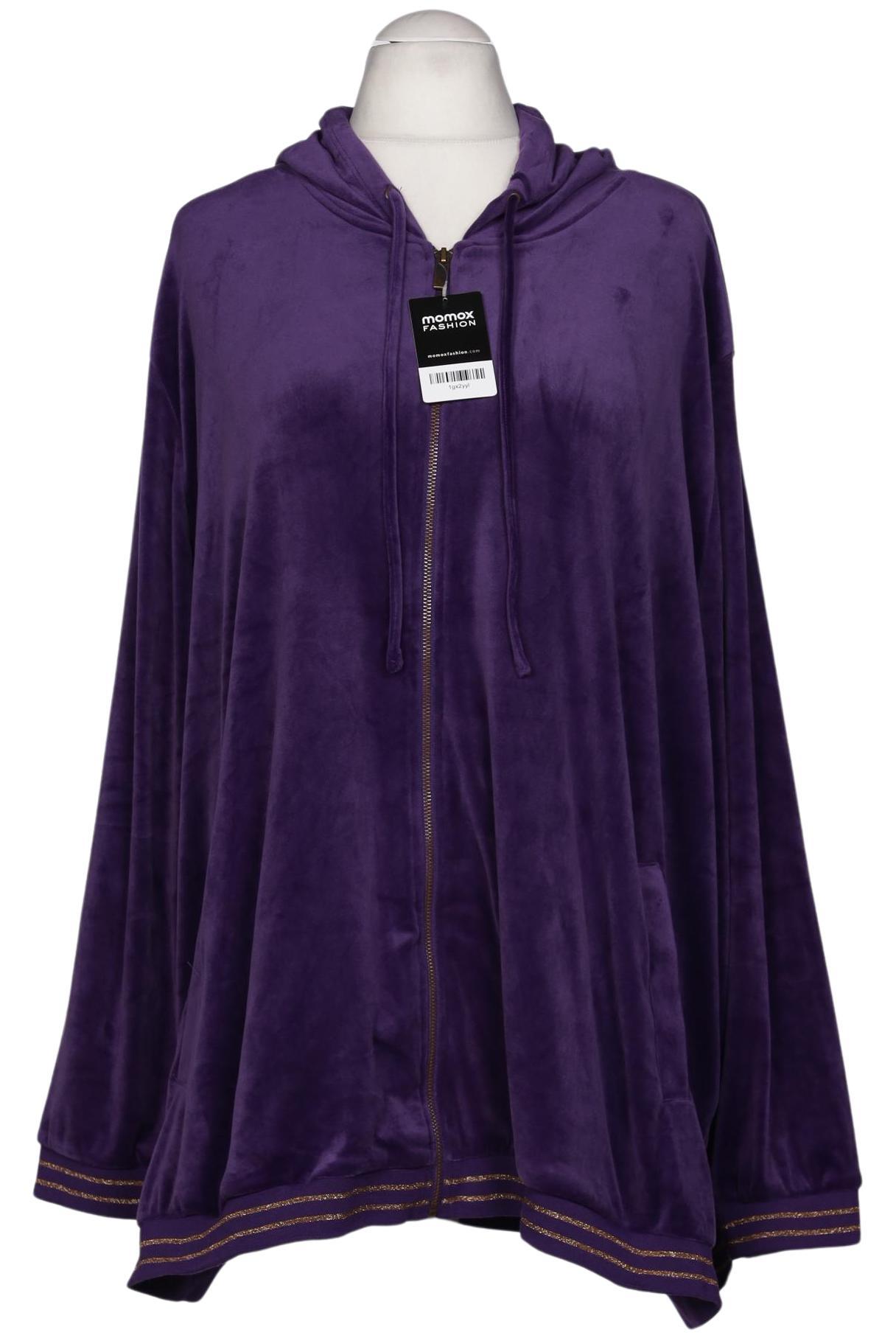 

Ulla Popken Damen Kapuzenpullover, flieder, Gr. 62