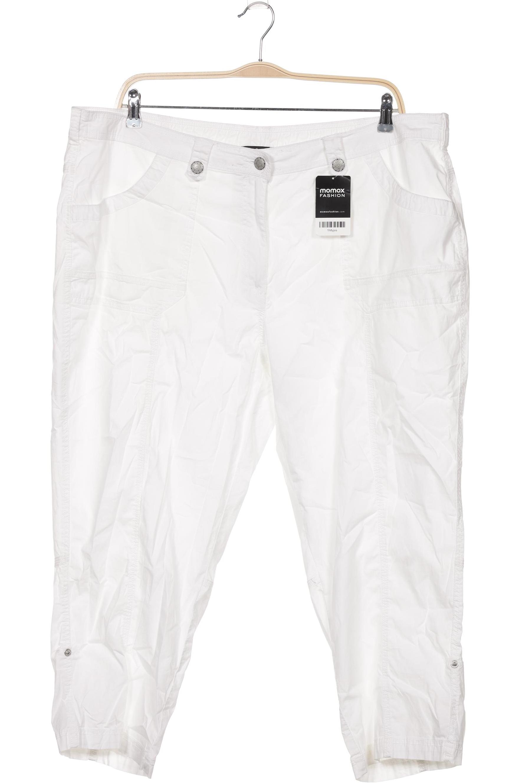 

Ulla Popken Damen Stoffhose, weiß, Gr. 52