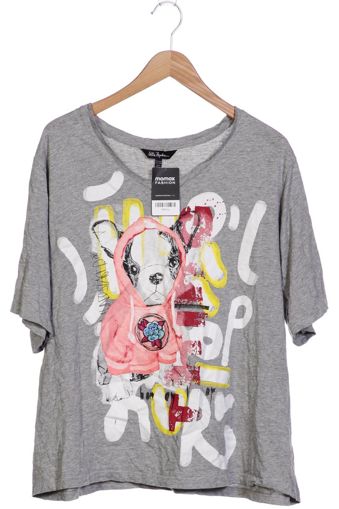 

Ulla Popken Damen T-Shirt, grau, Gr. 50