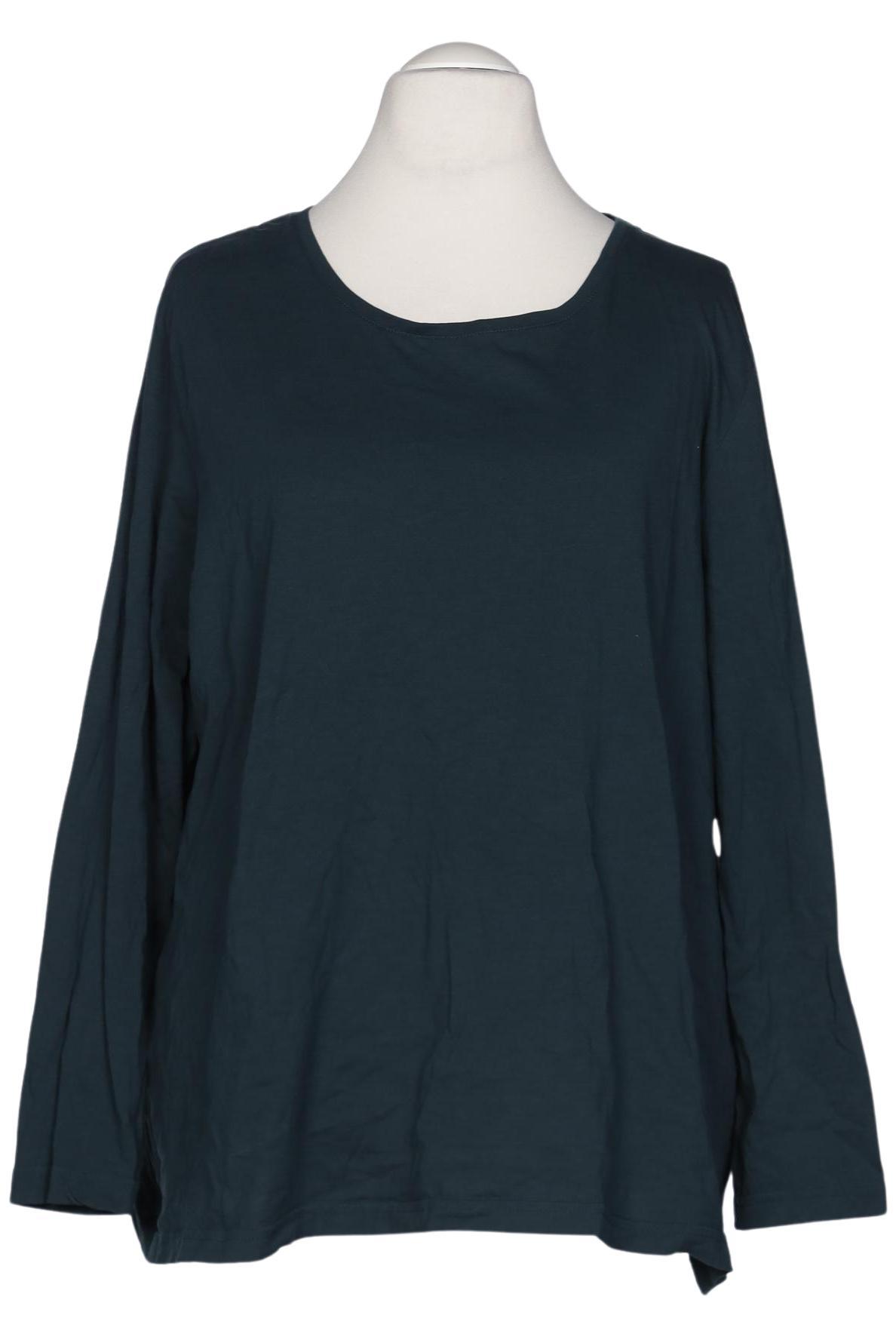 

Ulla Popken Damen Langarmshirt, türkis, Gr. 54