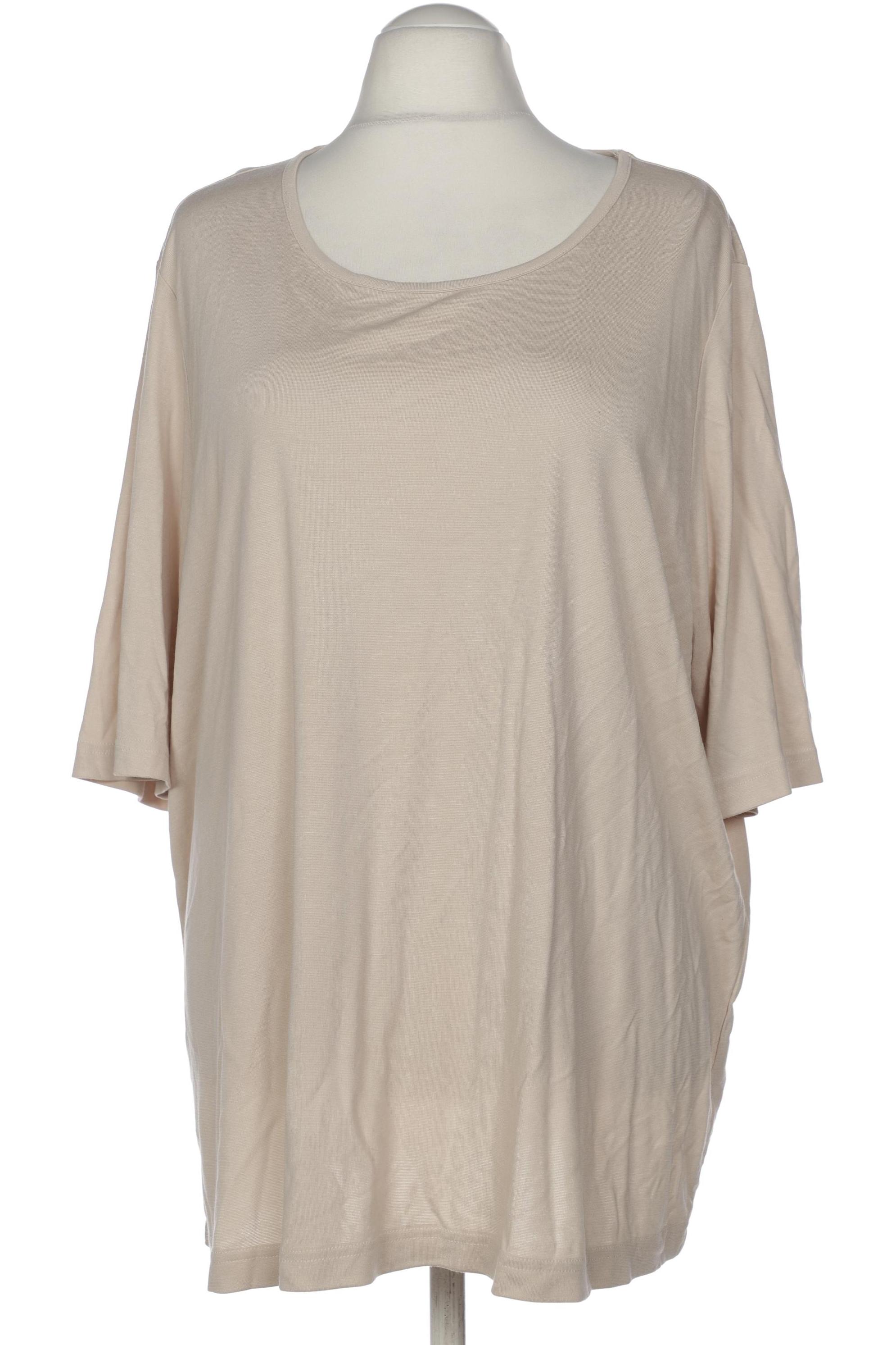 

Ulla Popken Damen Langarmshirt, beige, Gr. 58