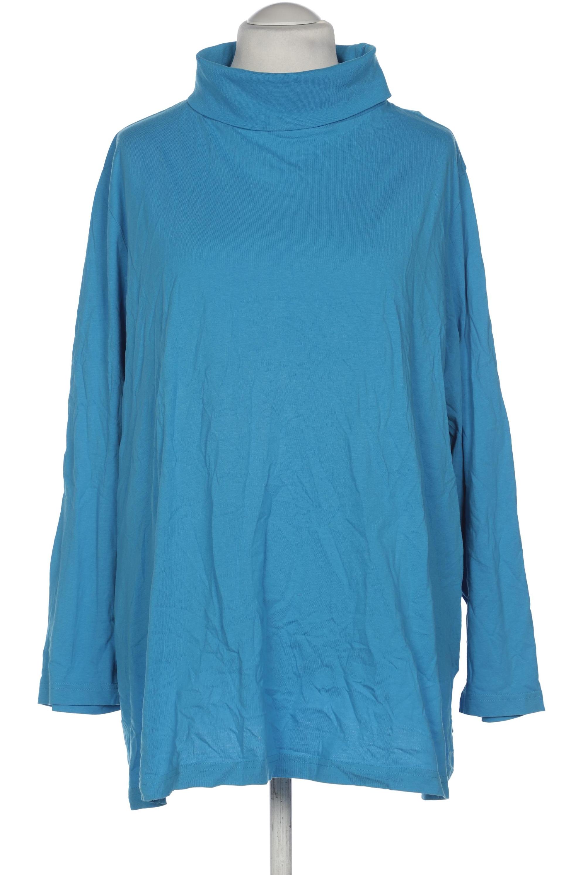 

Ulla Popken Damen Langarmshirt, blau, Gr. 58