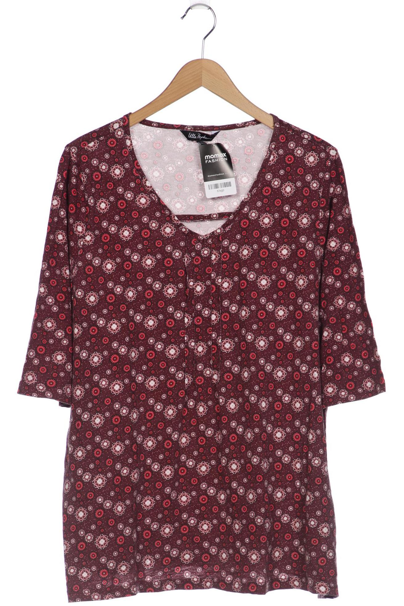 

Ulla Popken Damen Langarmshirt, bordeaux, Gr. 50